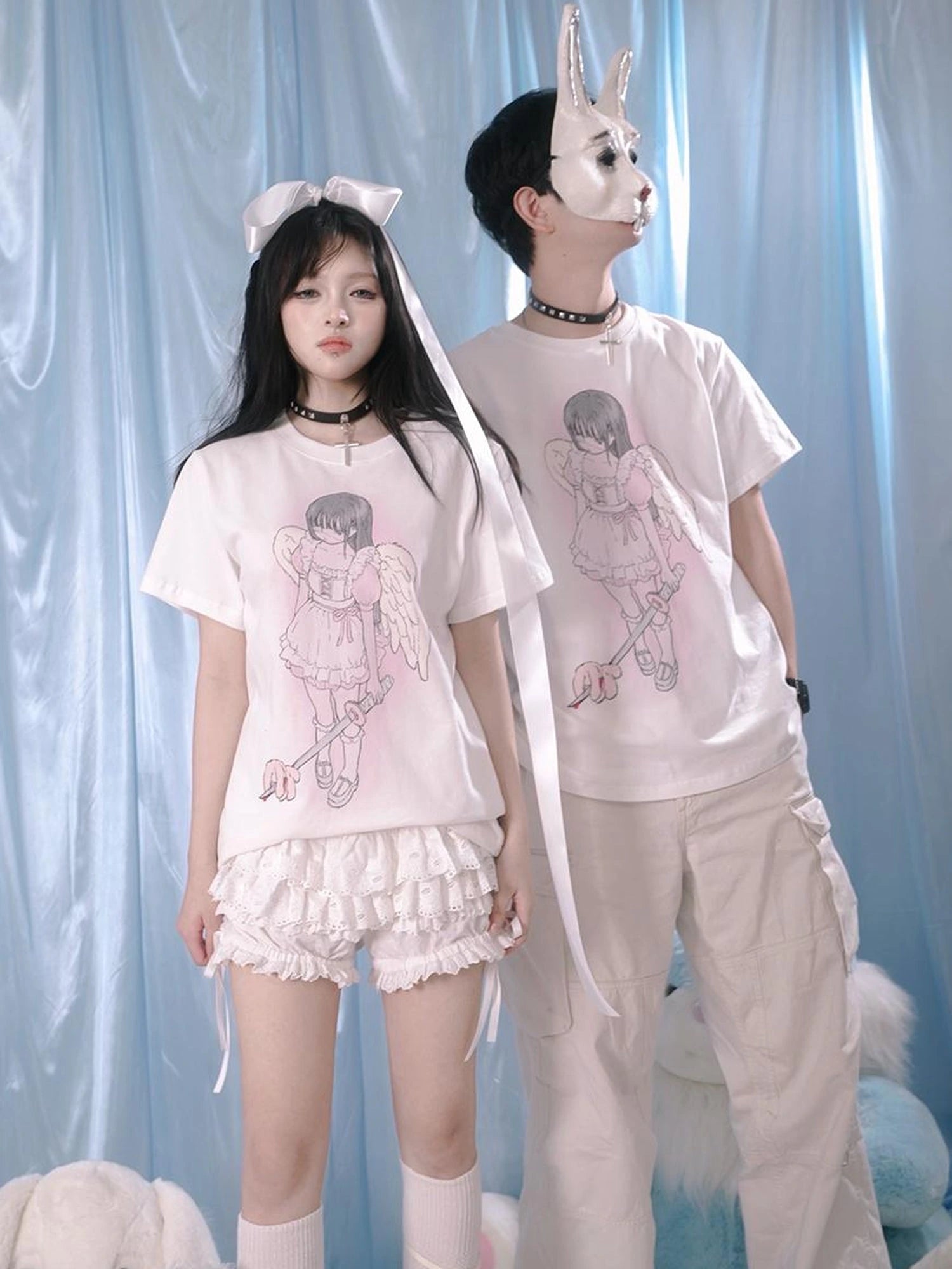 Lace Trim Cotton Ballet Shorts With Lining