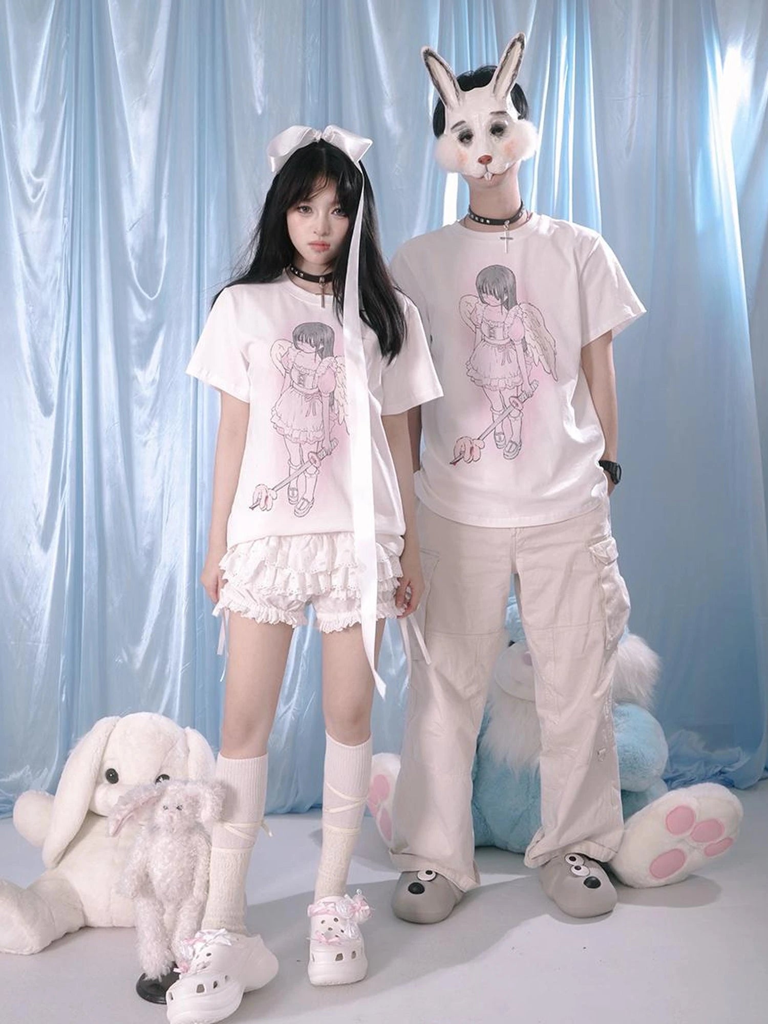 Lace Trim Cotton Ballet Shorts With Lining