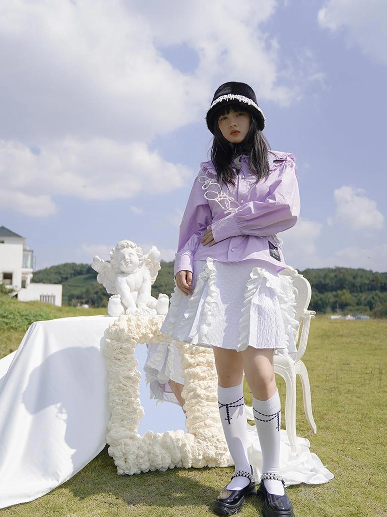 Love Is Horrible Floral Lace Blouse