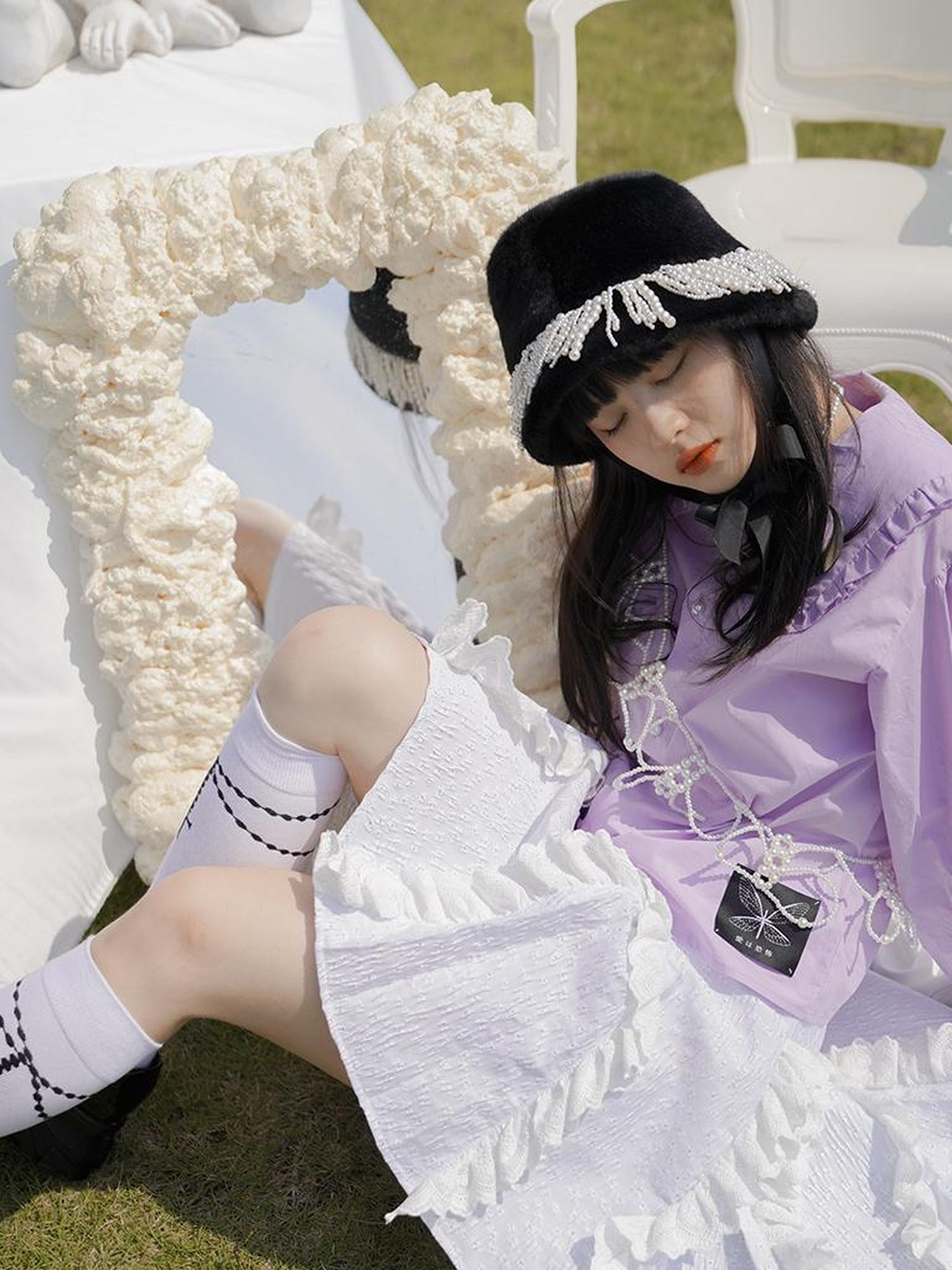 Daytoday Love Is Horrible Floral Lace Blouse