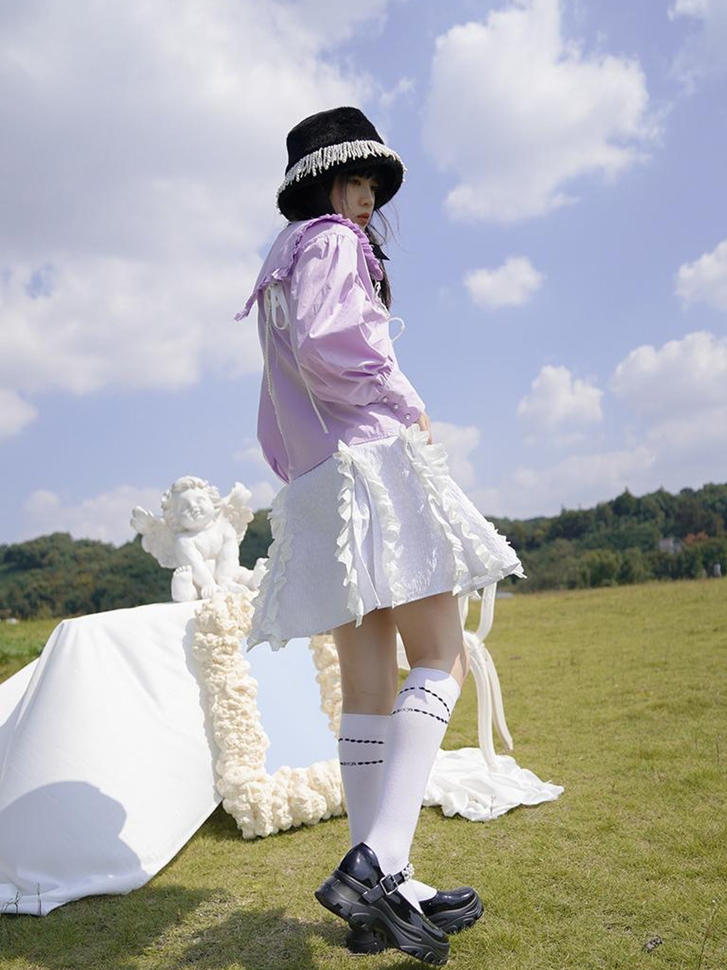 Daytoday Love Is Horrible Floral Lace Blouse