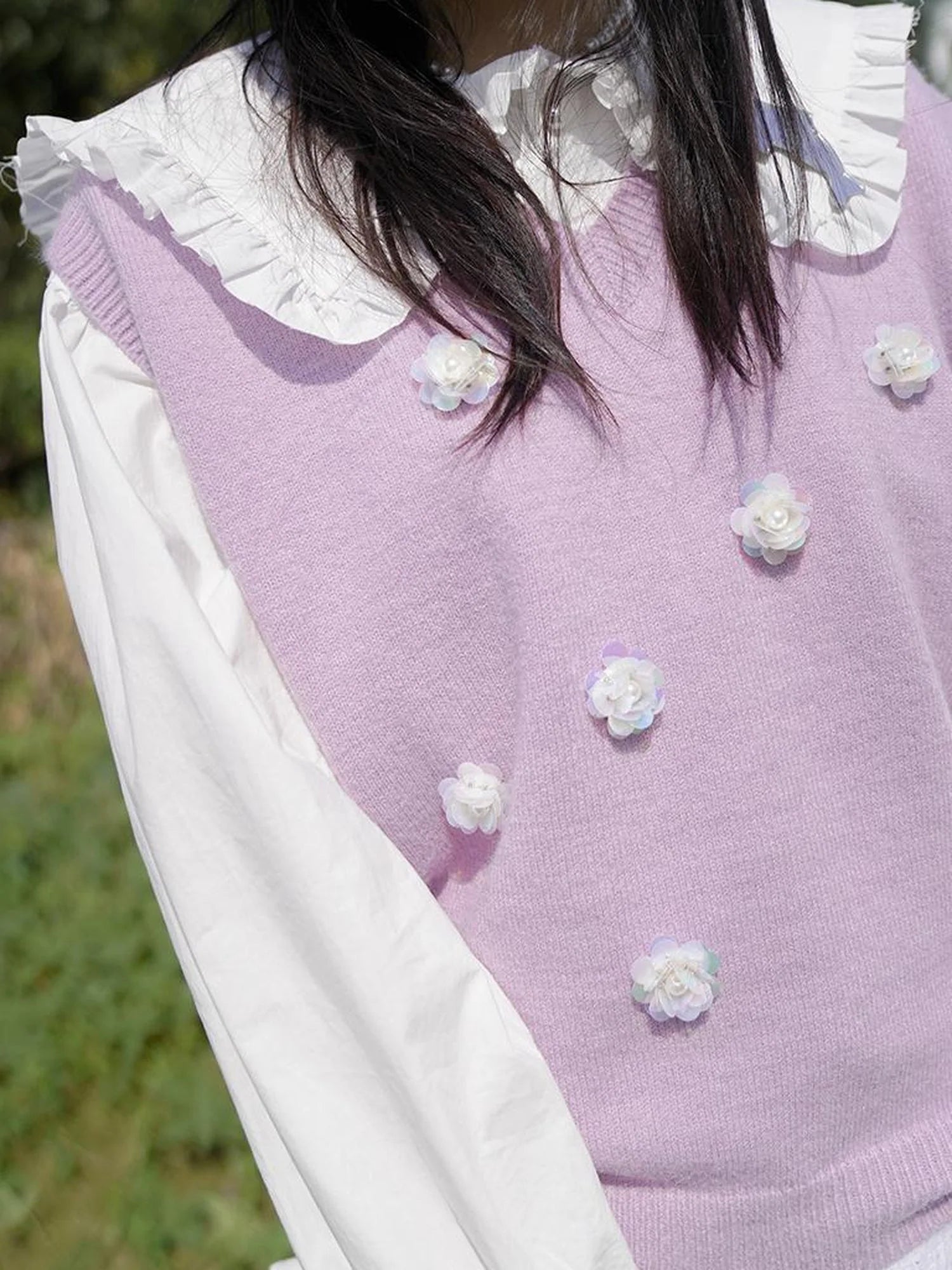 Love Is Horrible Floral Lace Blouse