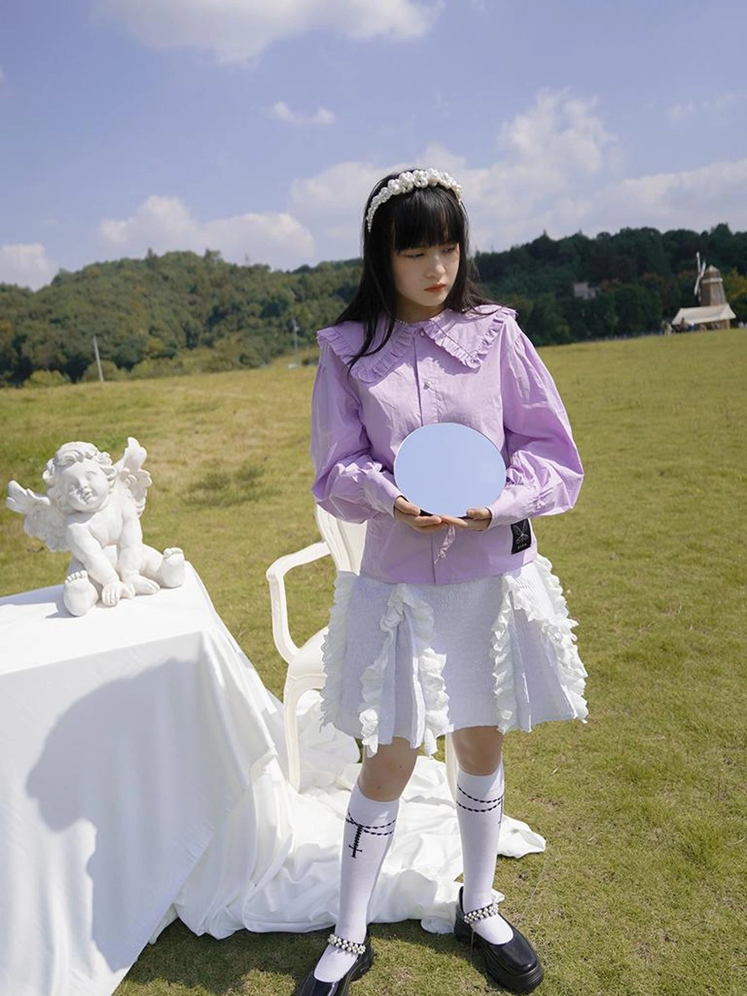 Love Is Horrible Floral Lace Blouse