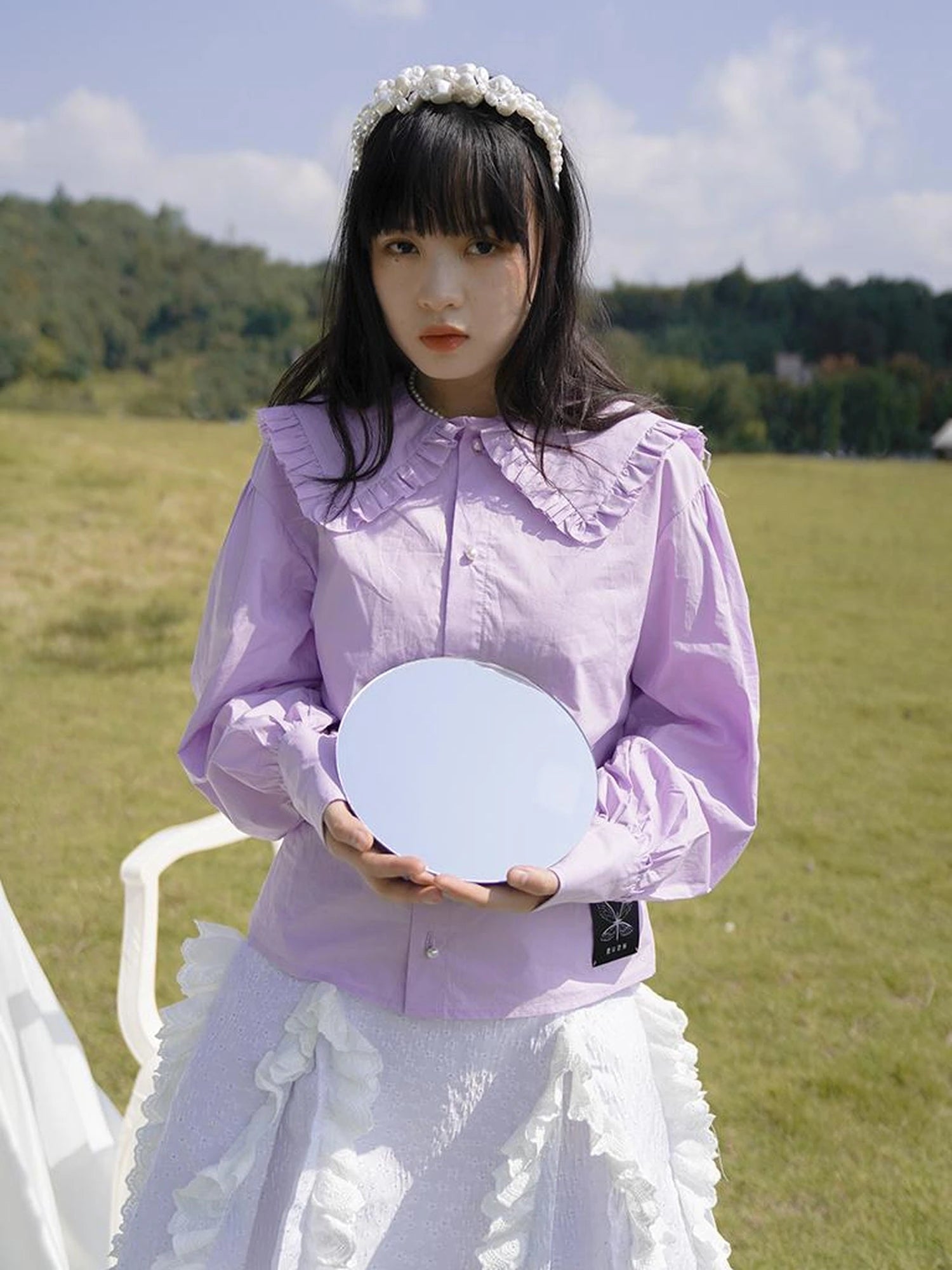 Love Is Horrible Floral Lace Blouse