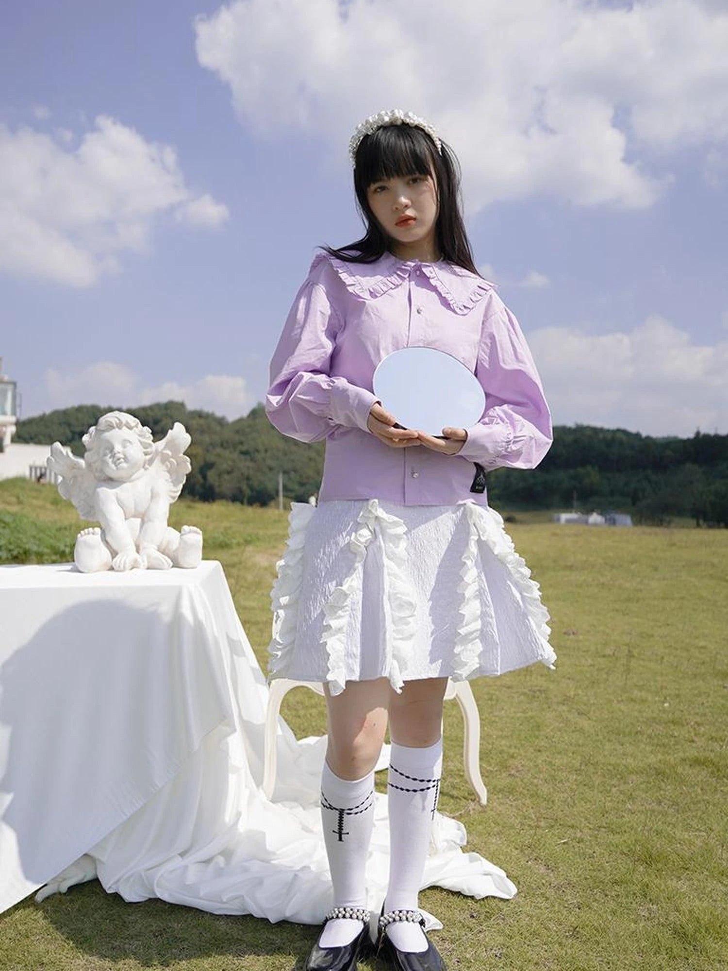 Love Is Horrible Floral Lace Blouse