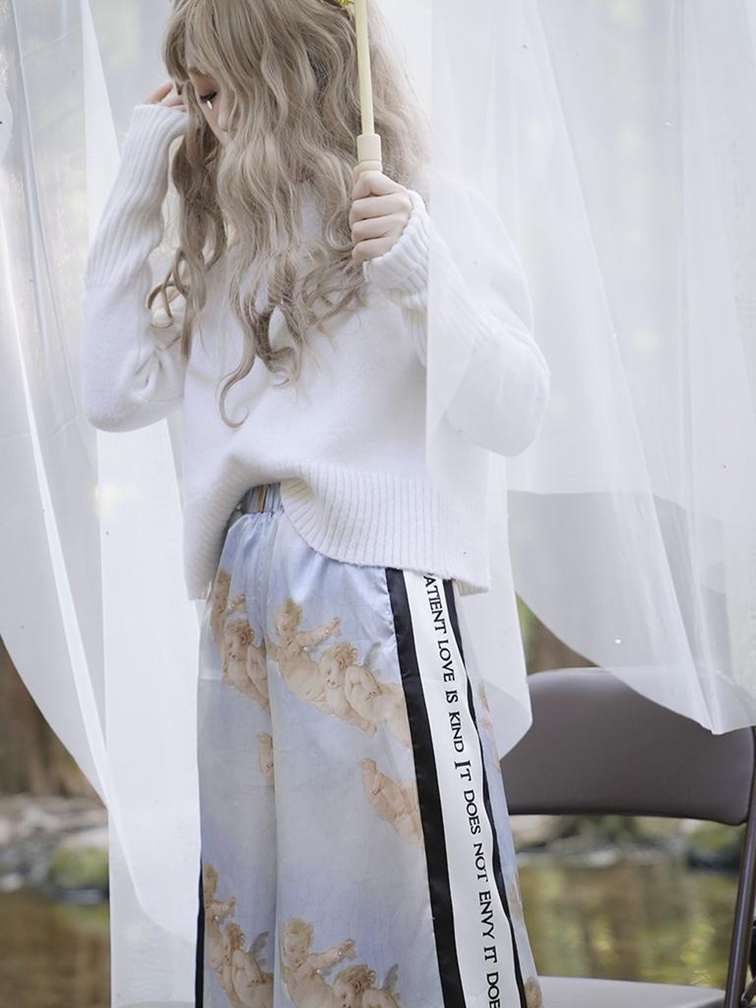 Daytoday Love Is Patient Long Sleeve Knit Sweater