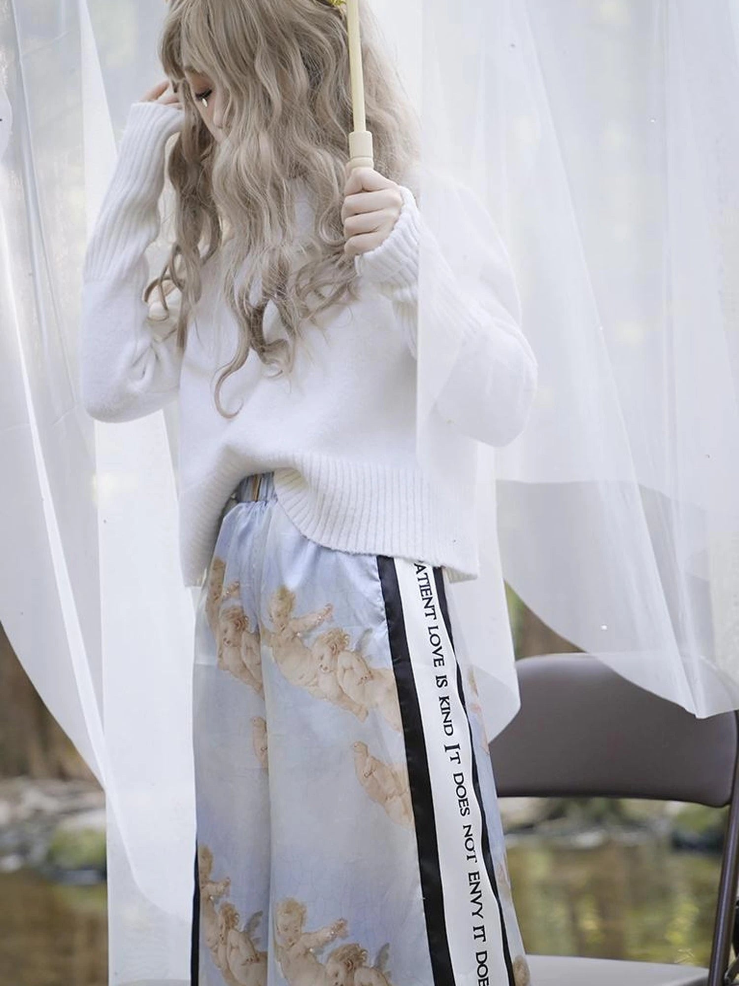 Love Is Patient Long Sleeve Knit Sweater