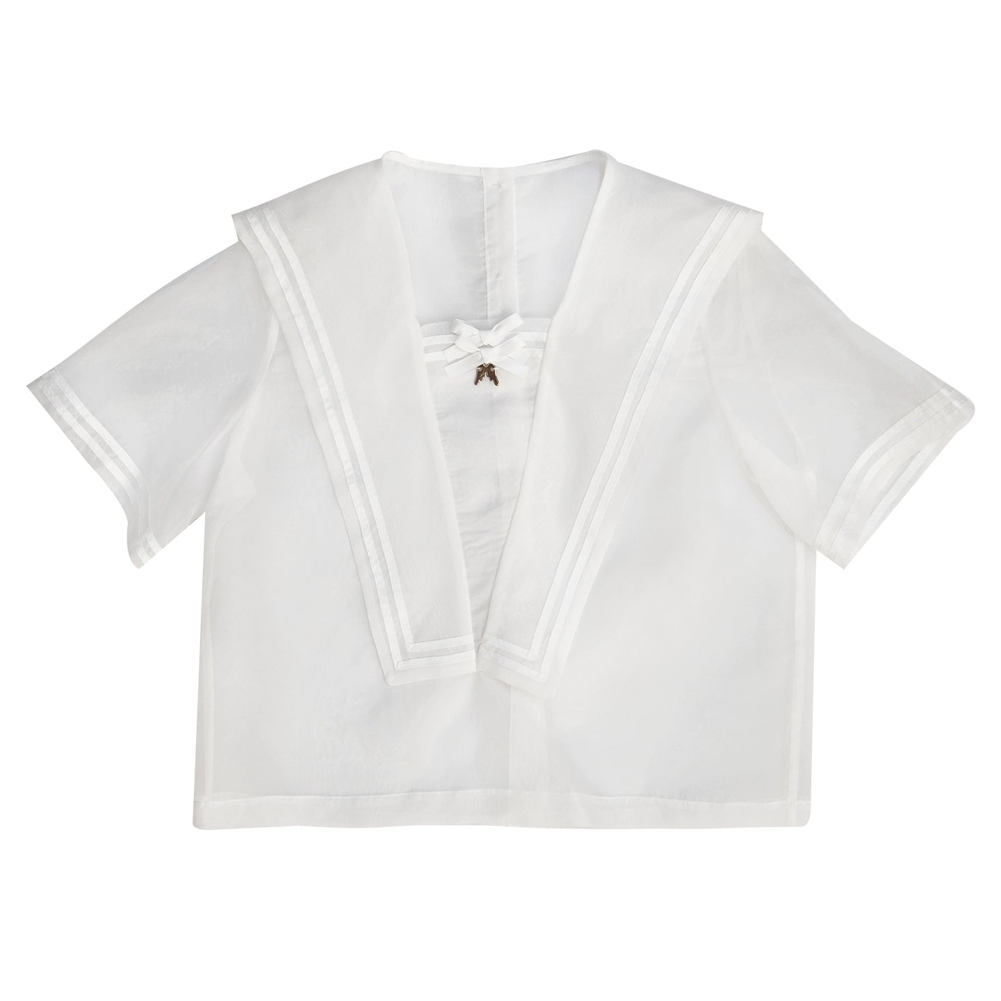 Daytoday_Sailor_Collar_Bow_Wing_Short_Sleeve_Shirt_MISSTT