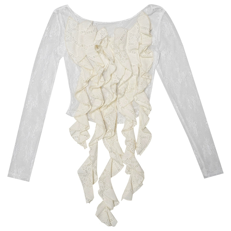 Daytoday_Sheer_Lace_Long_Sleeve_Blouse_With_Asymmetric_Hem_MISSTT