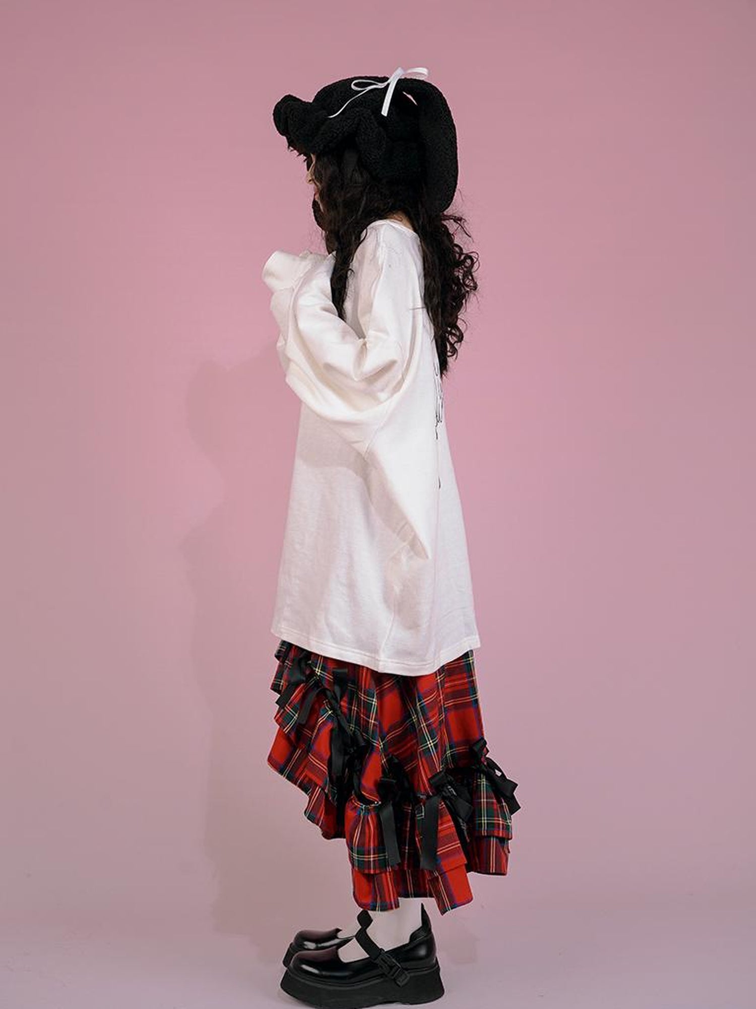 Daytoday Snow Country Bow Knot A Line Skirt