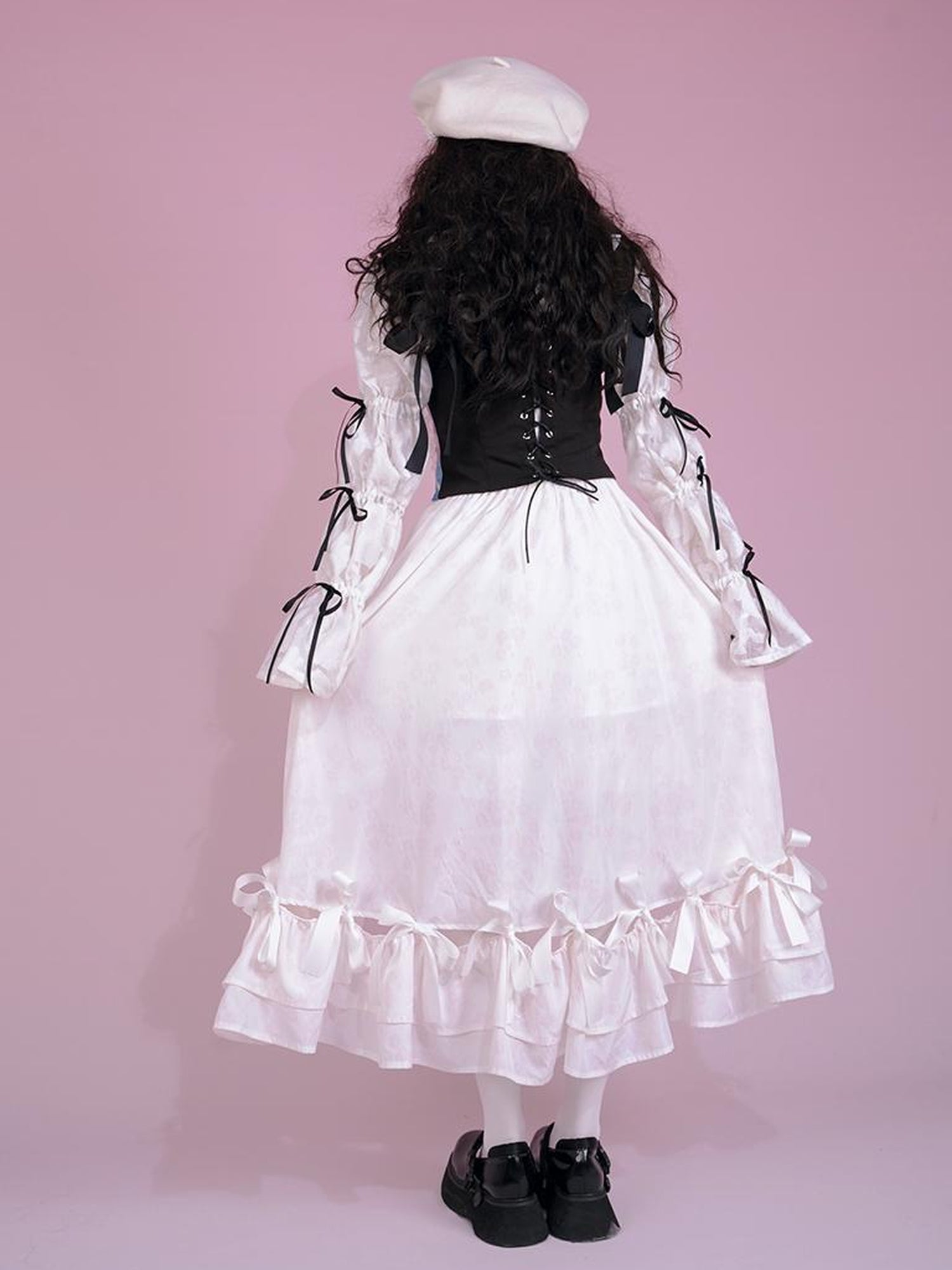 Daytoday Snow Country Bow Knot A Line Skirt