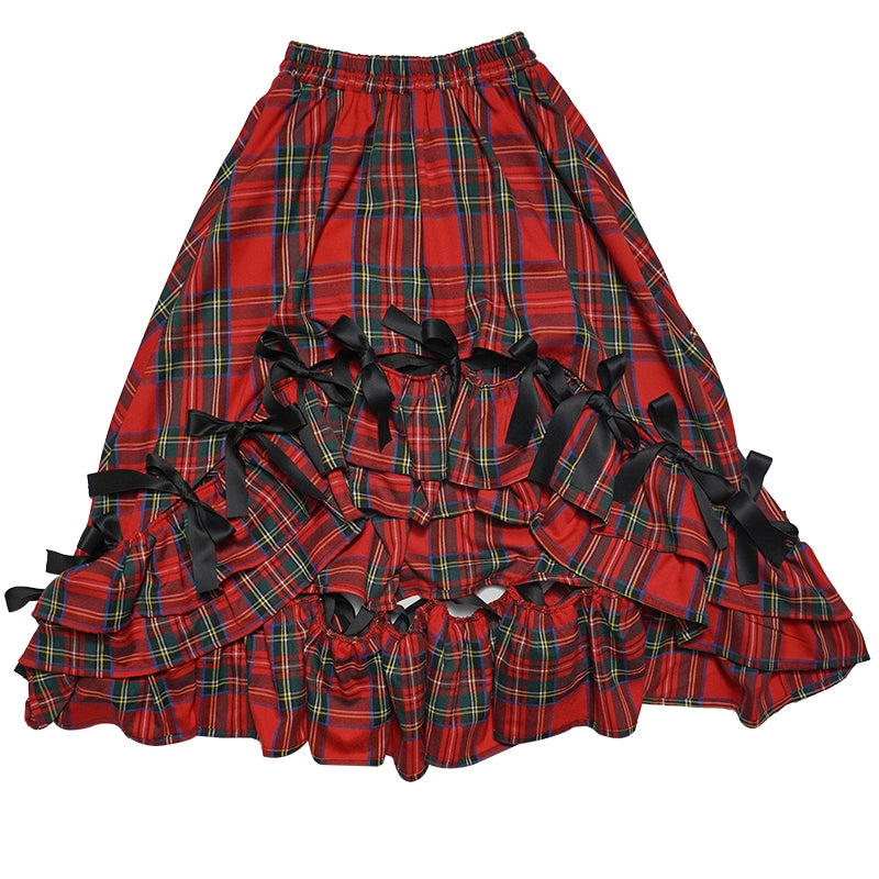 Daytoday_Snow_Country_Bow_Knot_A_Line_Skirt_MISSTT