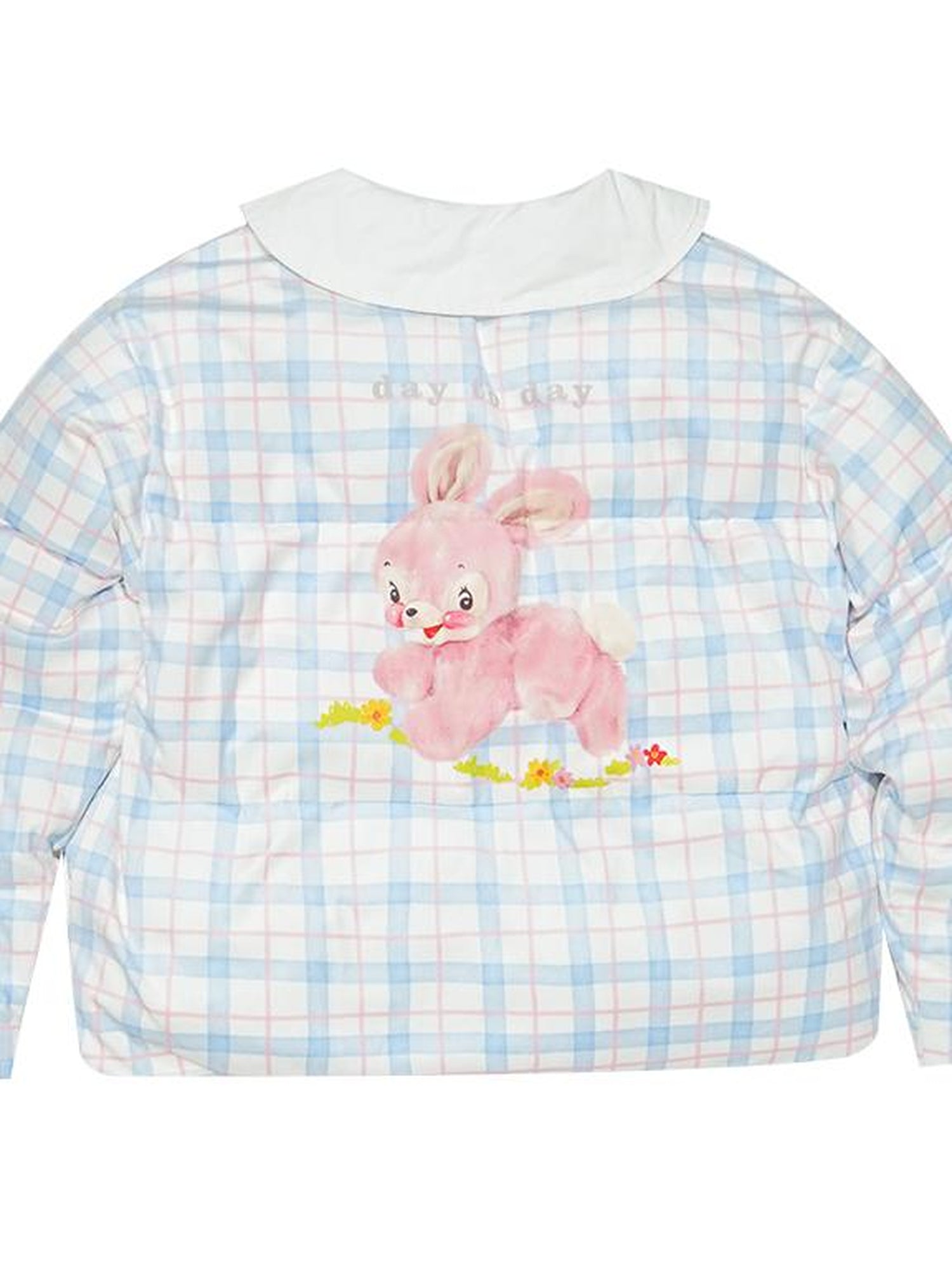 Daytoday Vintage Bow Dot Print Teddy Jacket