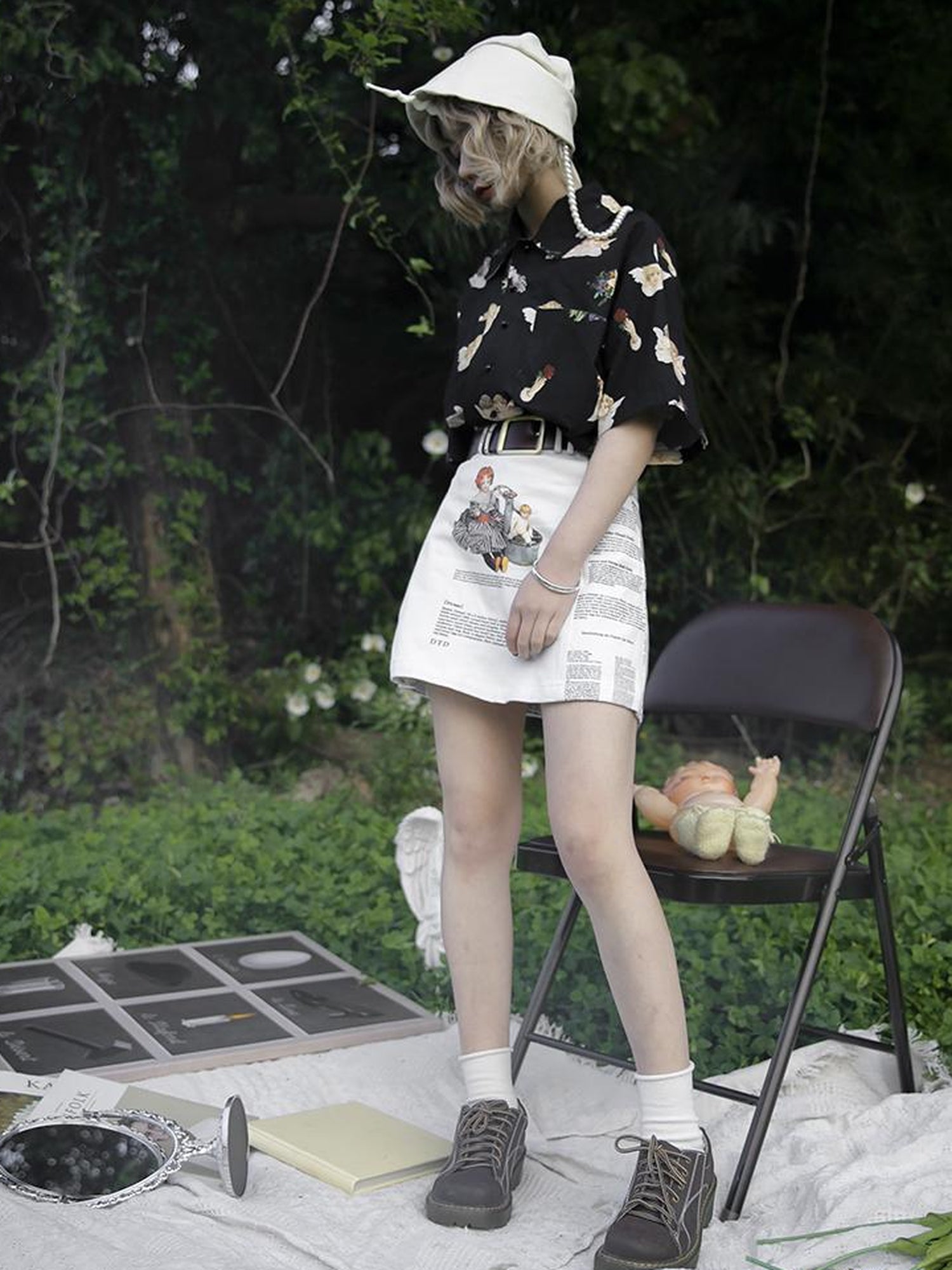 Daytoday Vintage Floral Print Skirt It s A Wonderful Life Collection