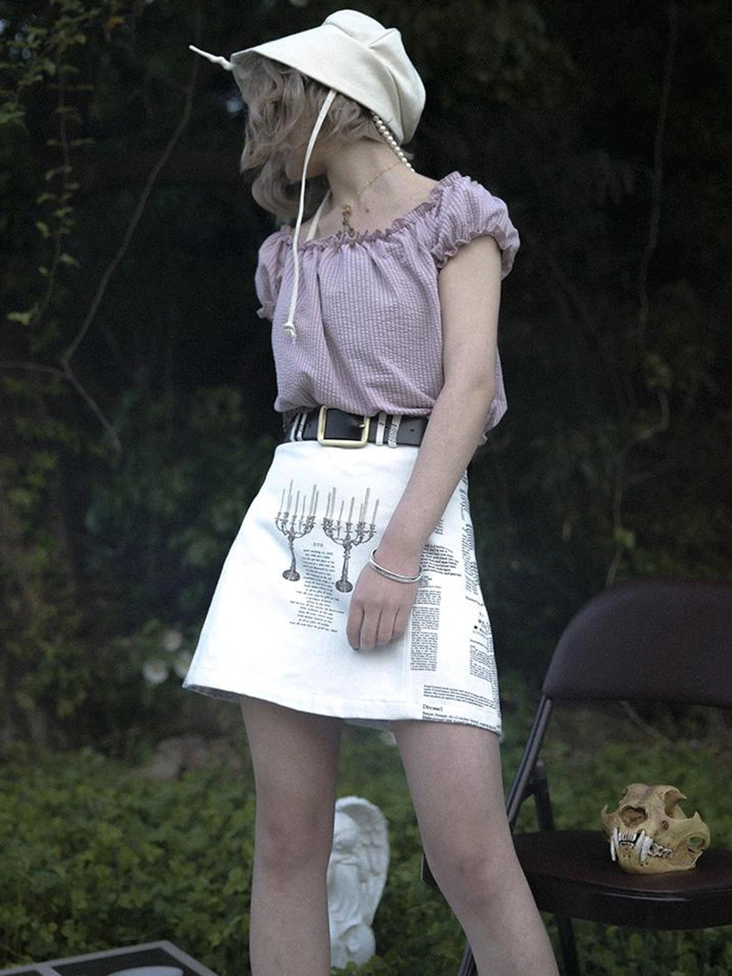 Vintage Floral Print Skirt It s A Wonderful Life Collection