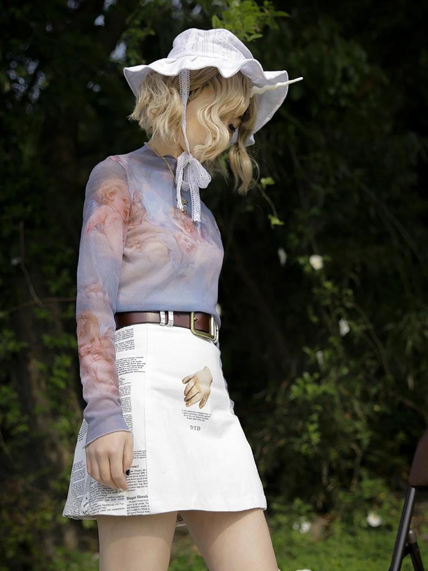 Vintage Floral Print Skirt It s A Wonderful Life Collection