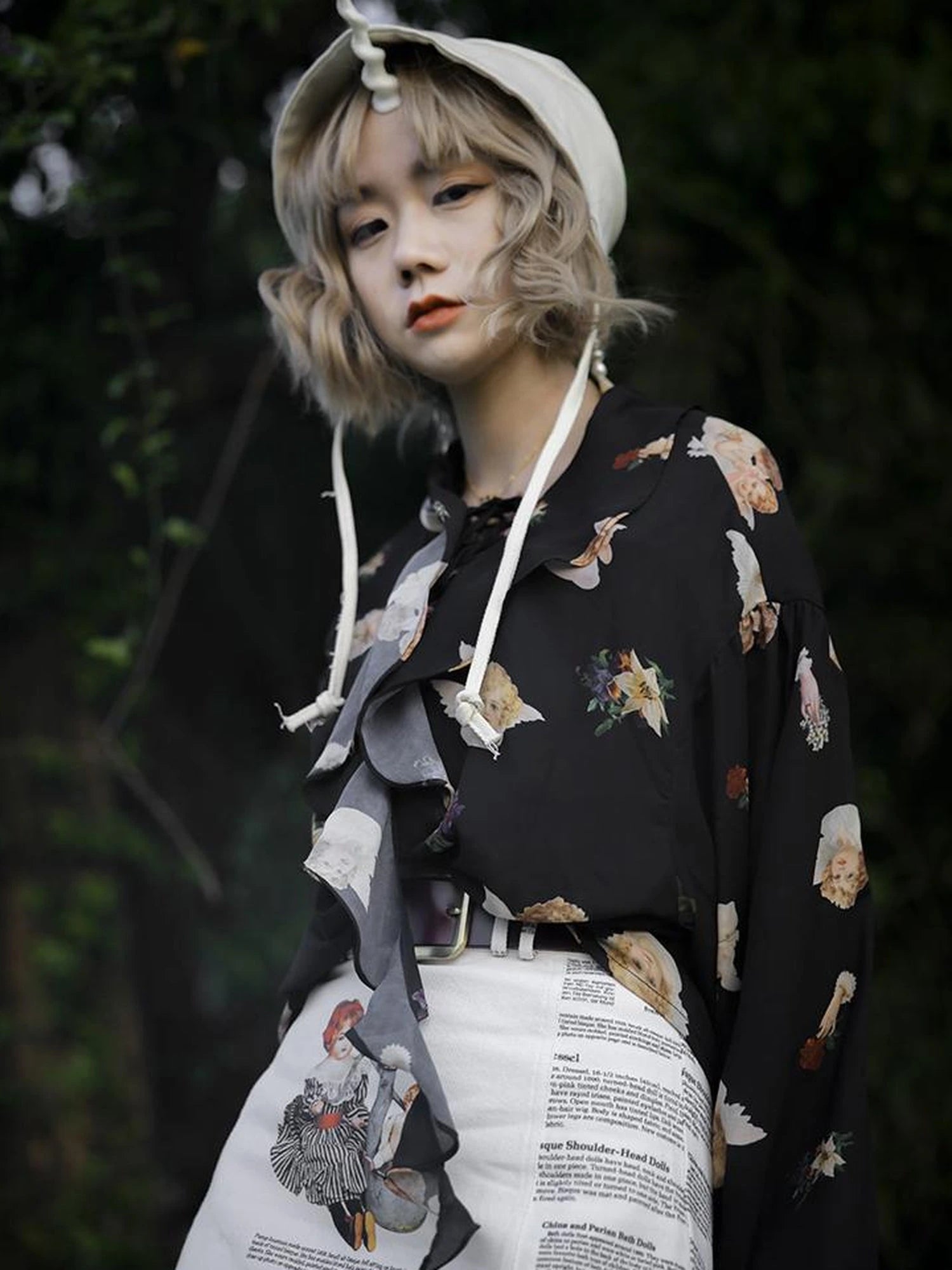 Vintage Floral Print Skirt It s A Wonderful Life Collection