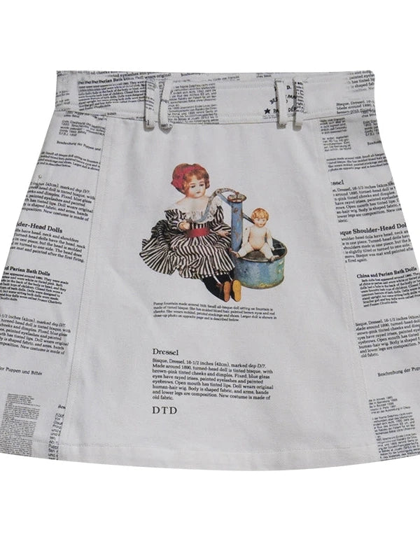 Vintage Floral Print Skirt It s A Wonderful Life Collection