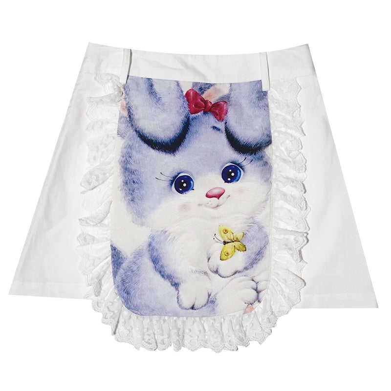 Daytoday_Vintage_Lace_Print_Rabbit_Short_Skirt_MISSTT