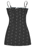 Winged Polka Dot Bow Strap Cami Dress With Detachable Wings