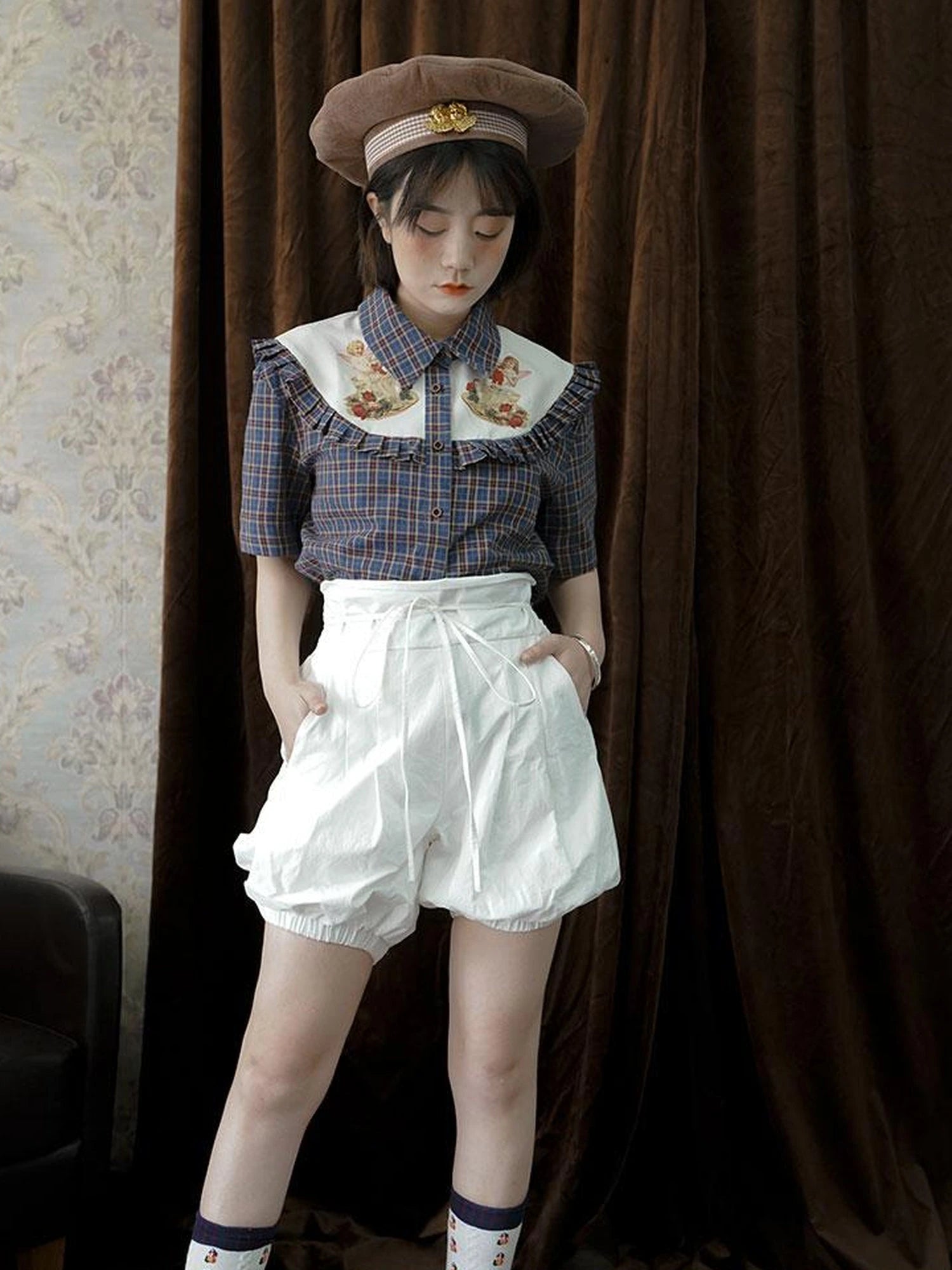 Wonderful Life Faire Cross Beret