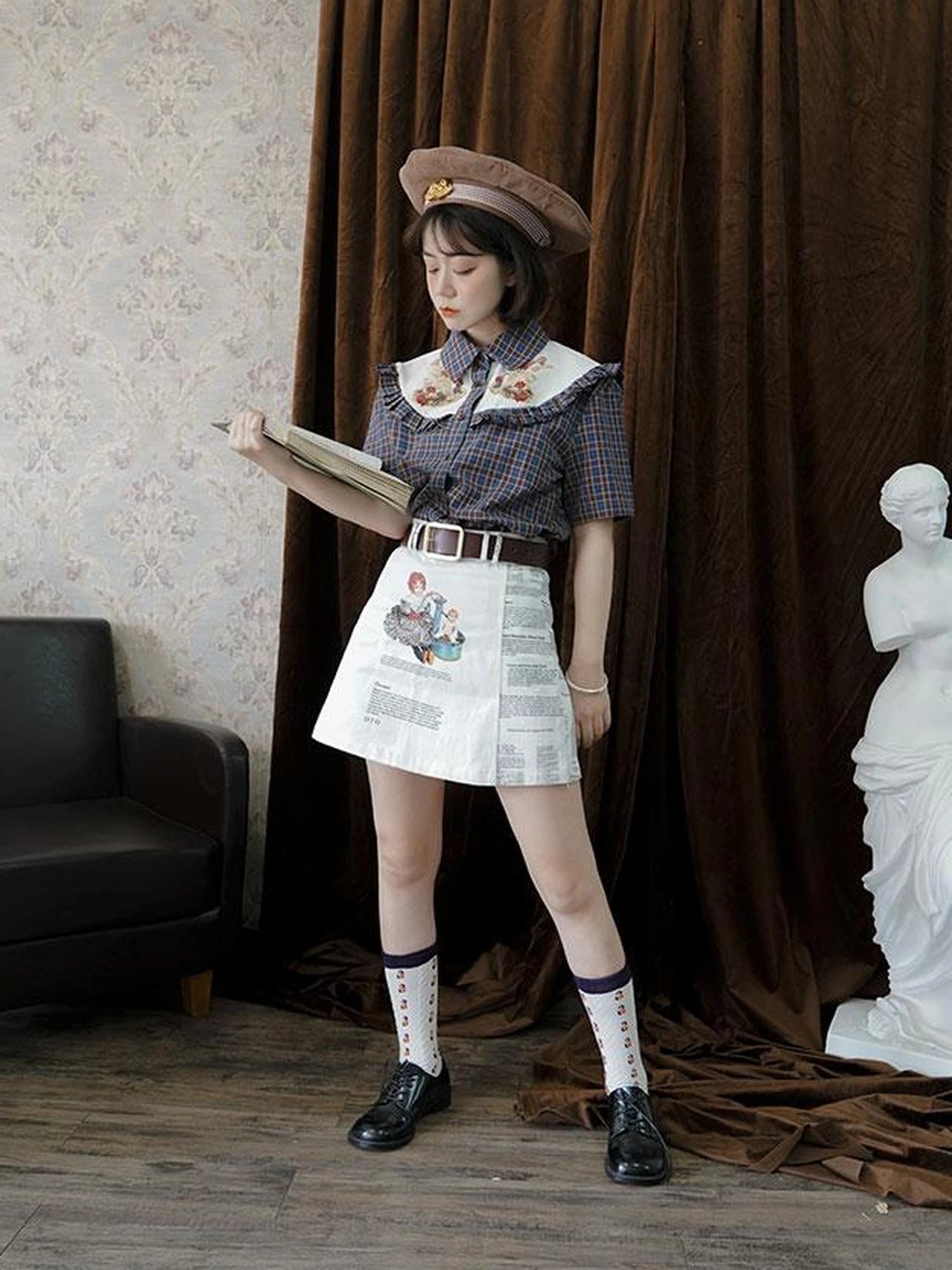 Wonderful Life Faire Cross Beret