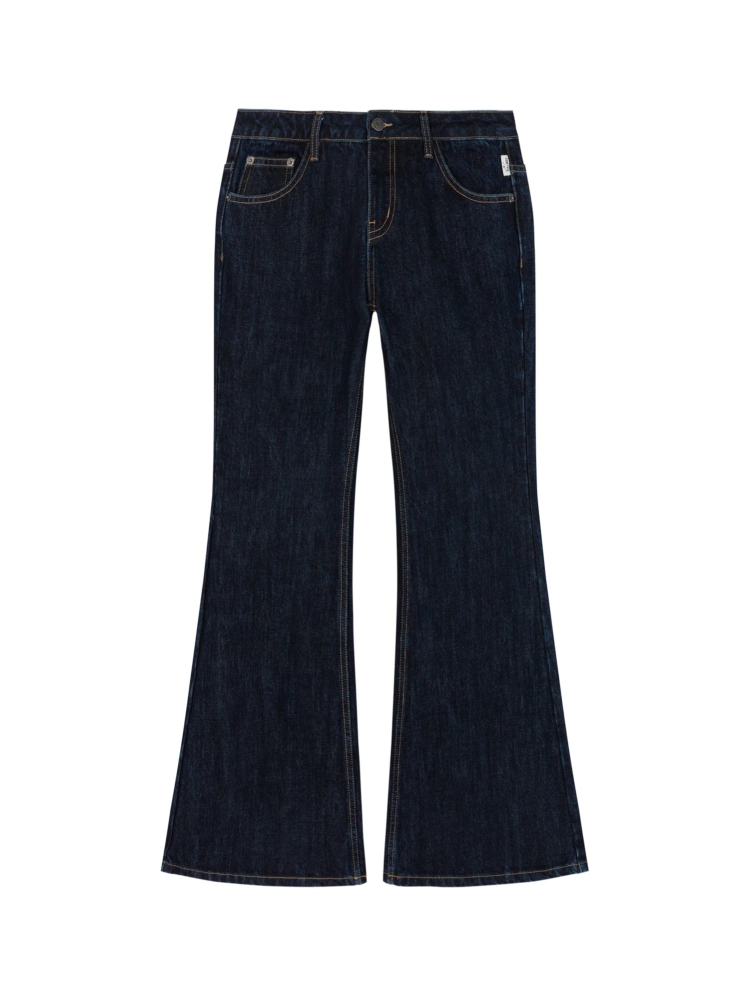 Flared Denim Trousers Autumn Casual Wide Leg Drag Pants