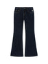 Flared Denim Trousers Autumn Casual Wide Leg Drag Pants