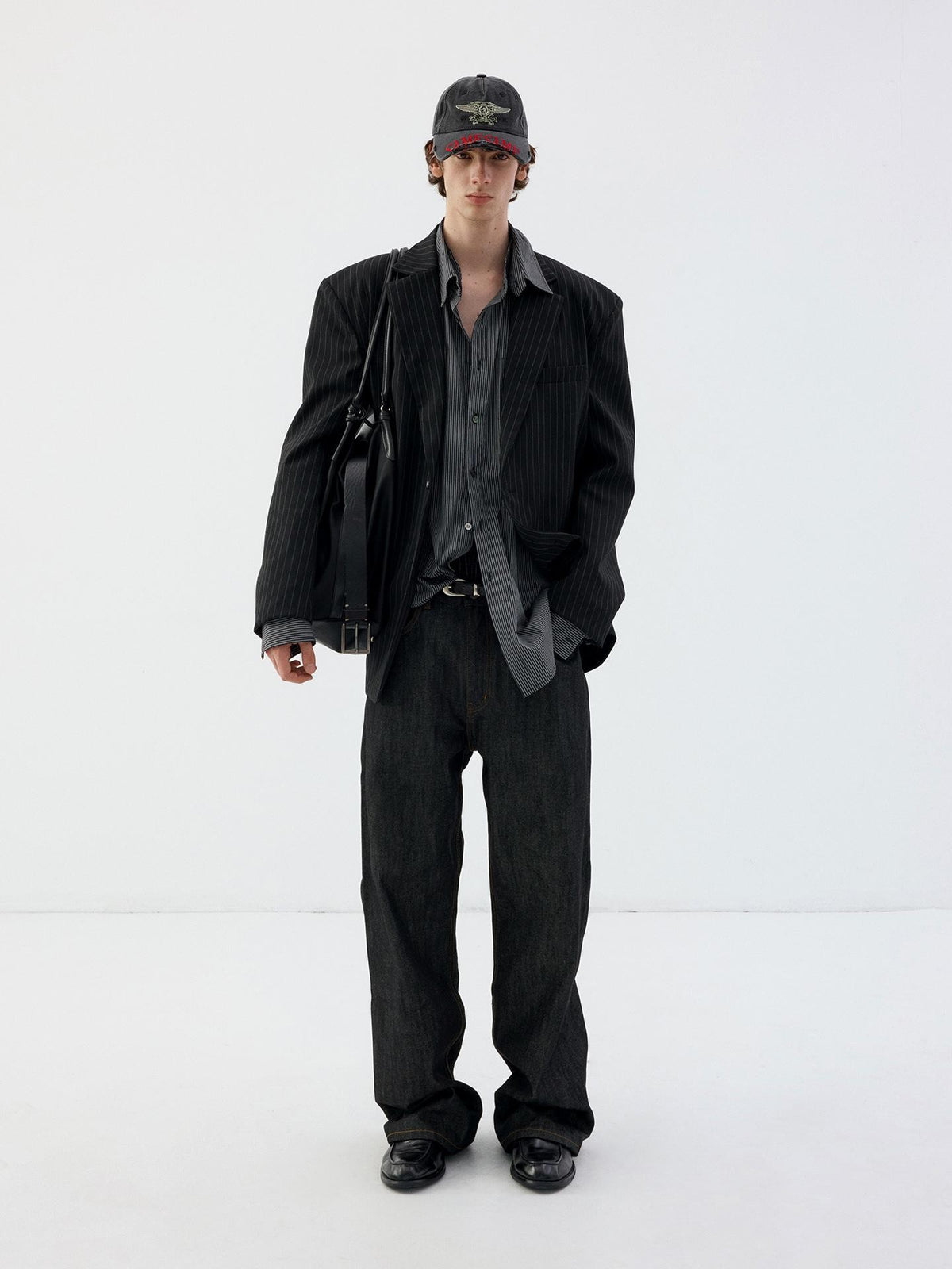 Delivery Black Selvedge Raw Denim Relaxed Women&