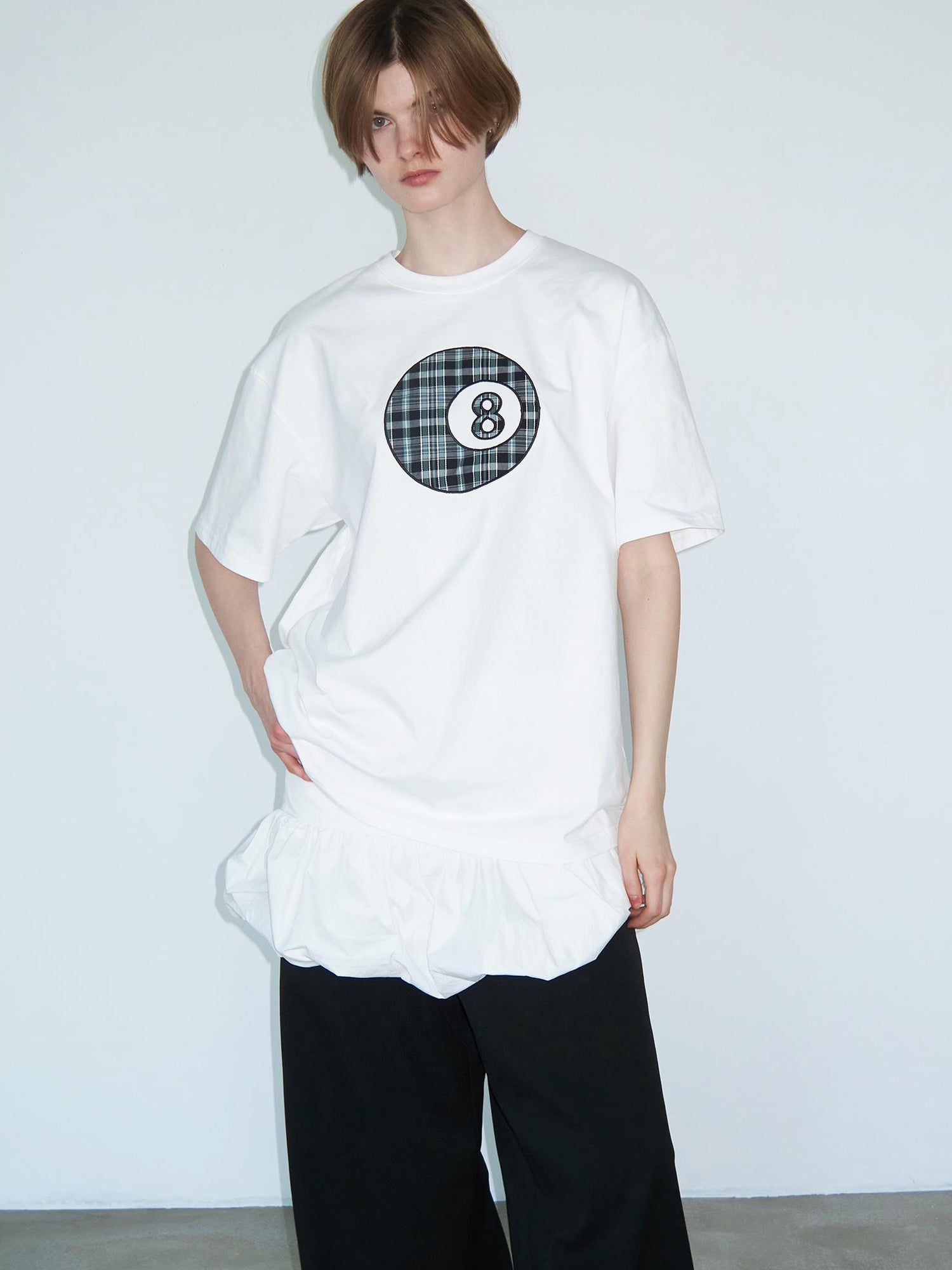 Delivery Delivery Floral Print Puff Waistchain Skirt Set