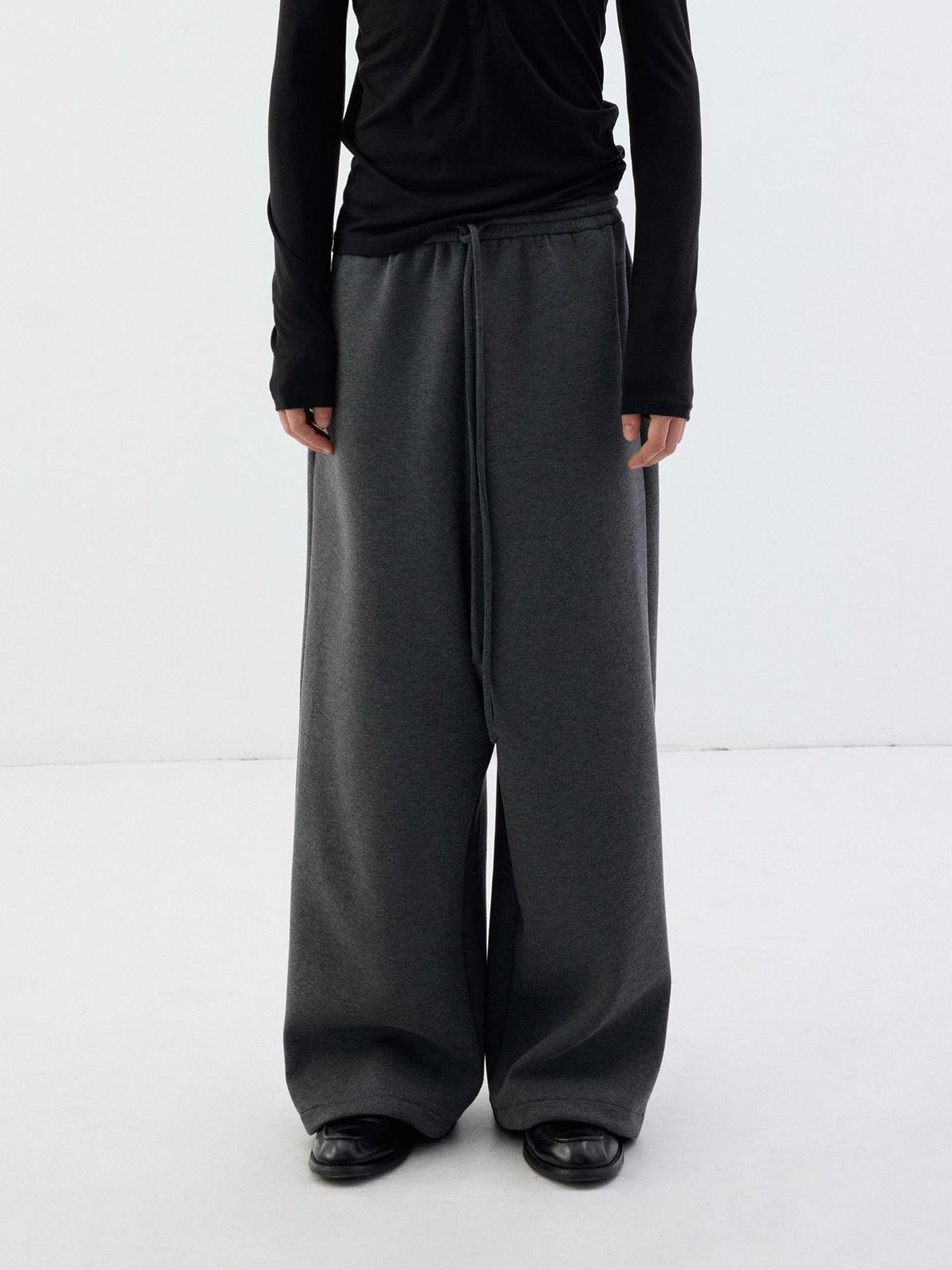 Delivery Drawstring Micro Drop Crotch Straight Leg Women&