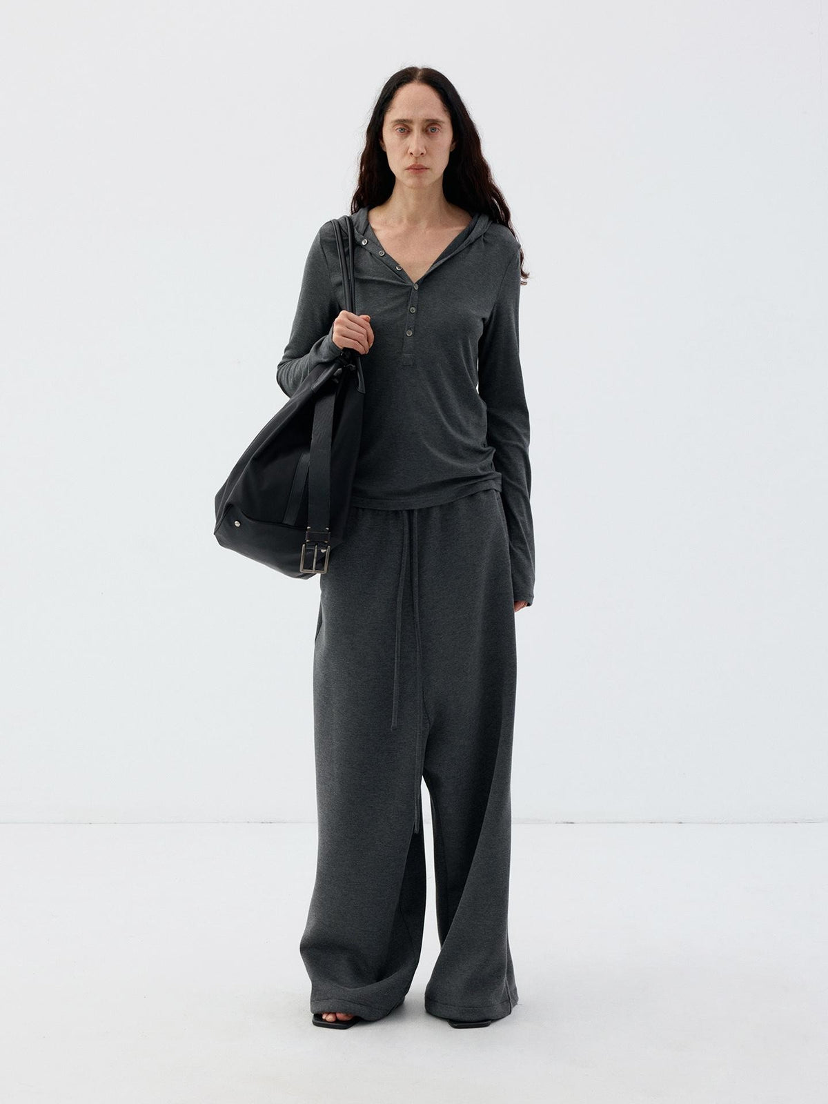 Delivery Drawstring Micro Drop Crotch Straight Leg Women&