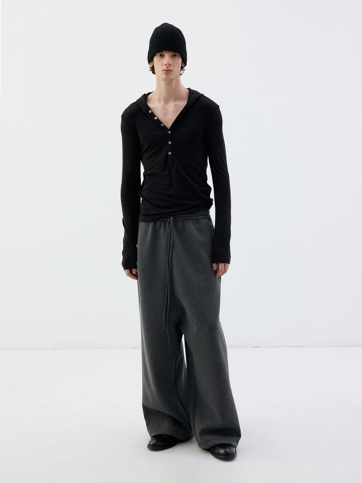 Delivery Drawstring Micro Drop Crotch Straight Leg Women&