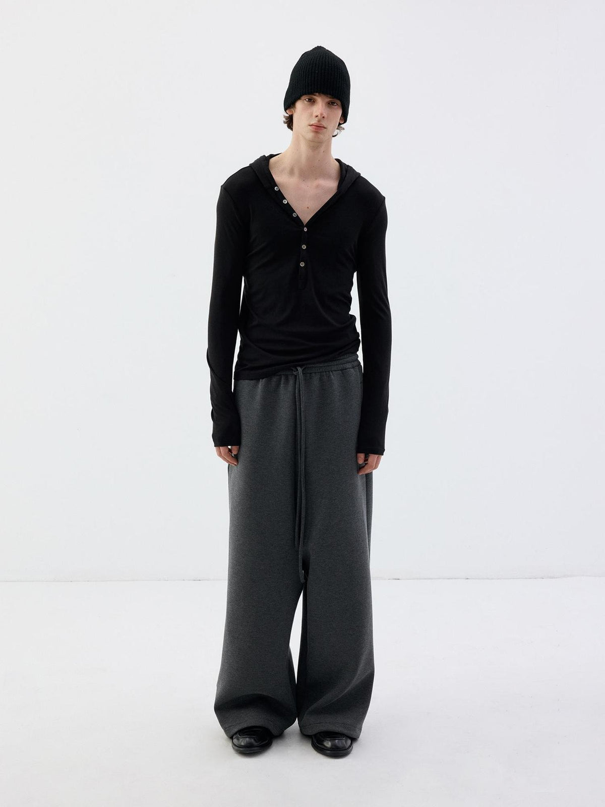 Delivery Drawstring Micro Drop Crotch Straight Leg Women&