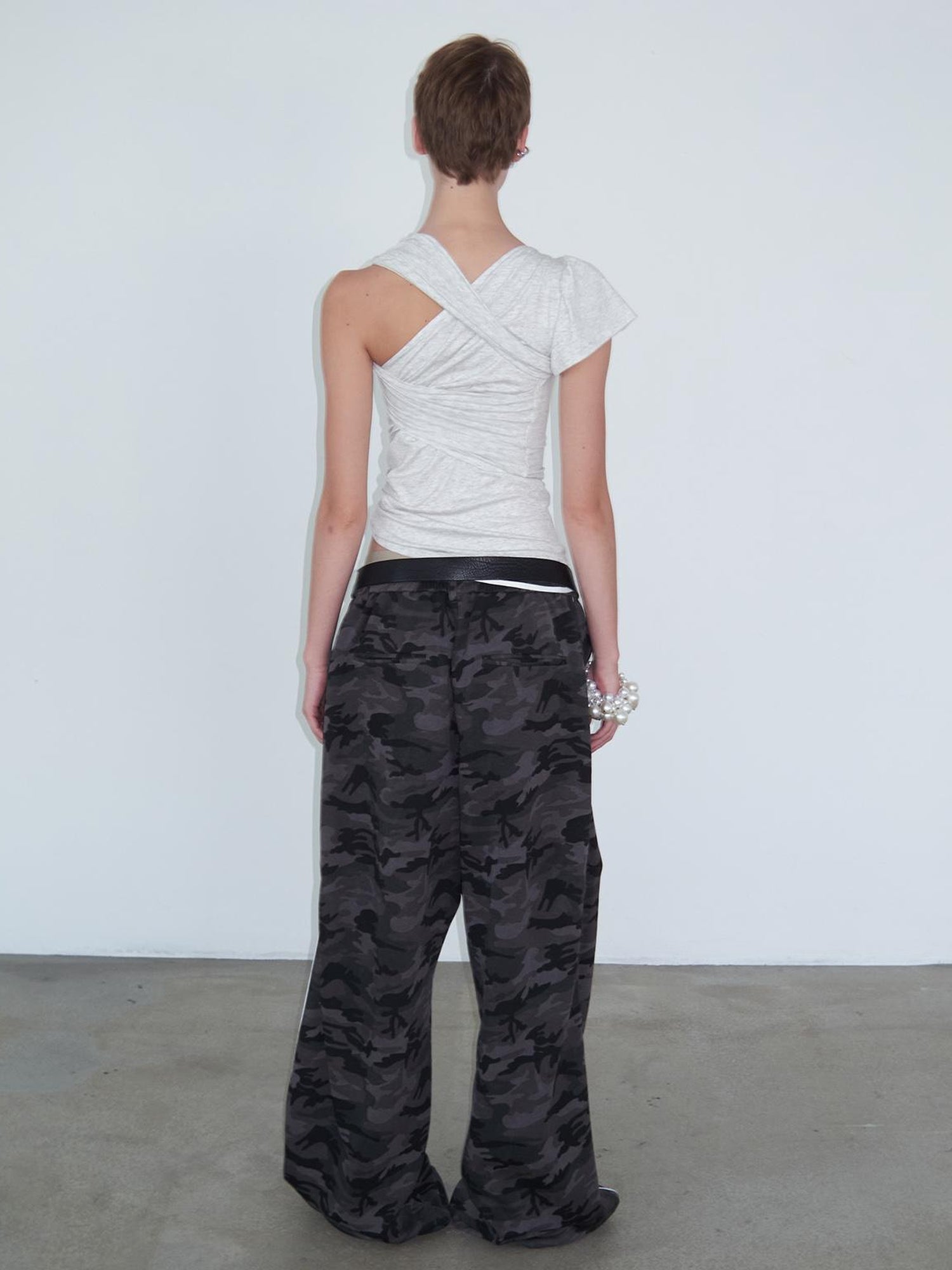 Delivery Energy Folded Sleeve Crop Top