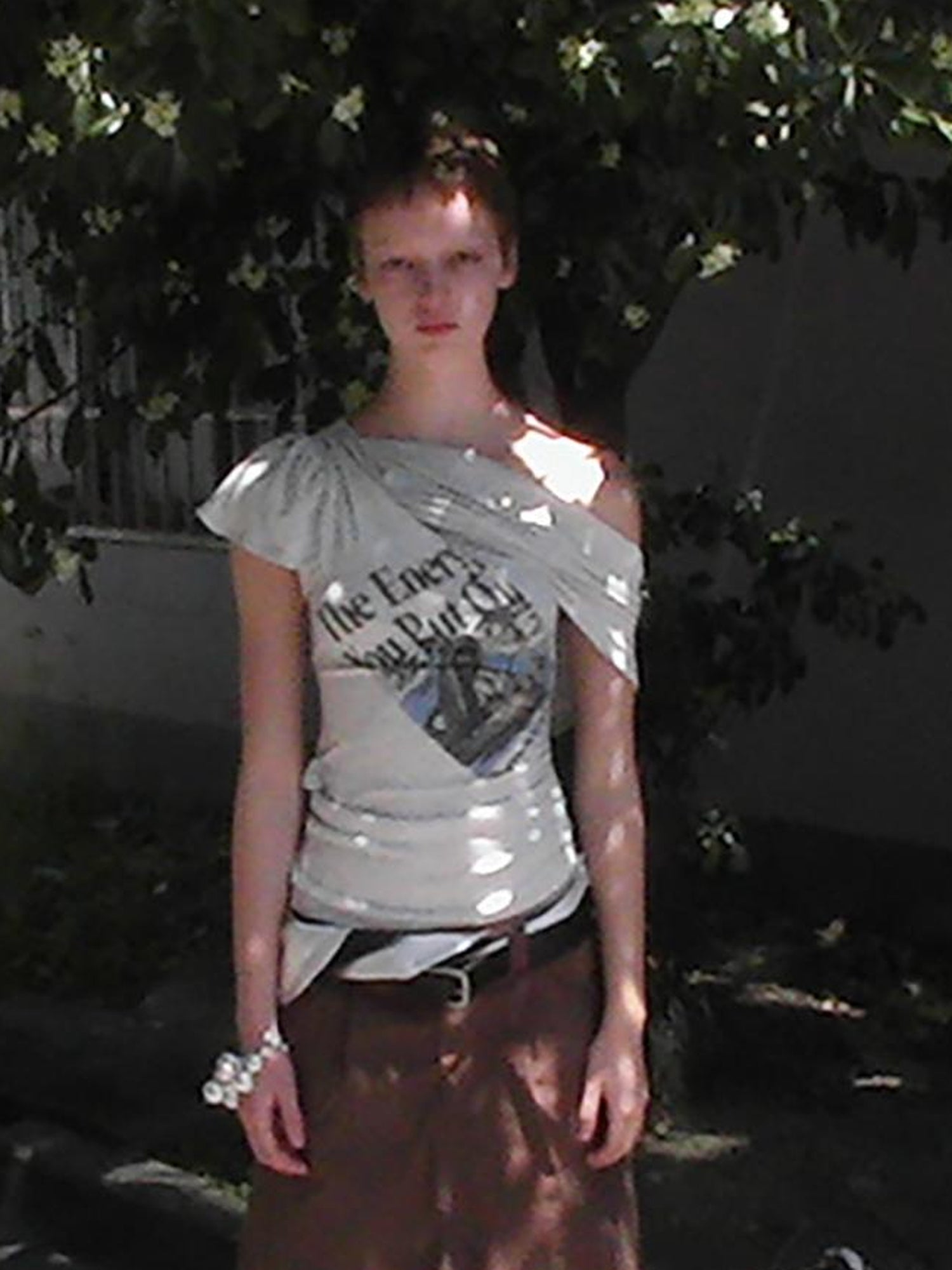 Delivery Energy Folded Sleeve Crop Top