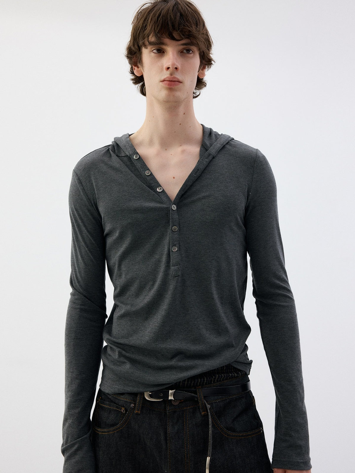 Delivery_Hooded_Half_Button_Henley_Tencel_Wool_Women&