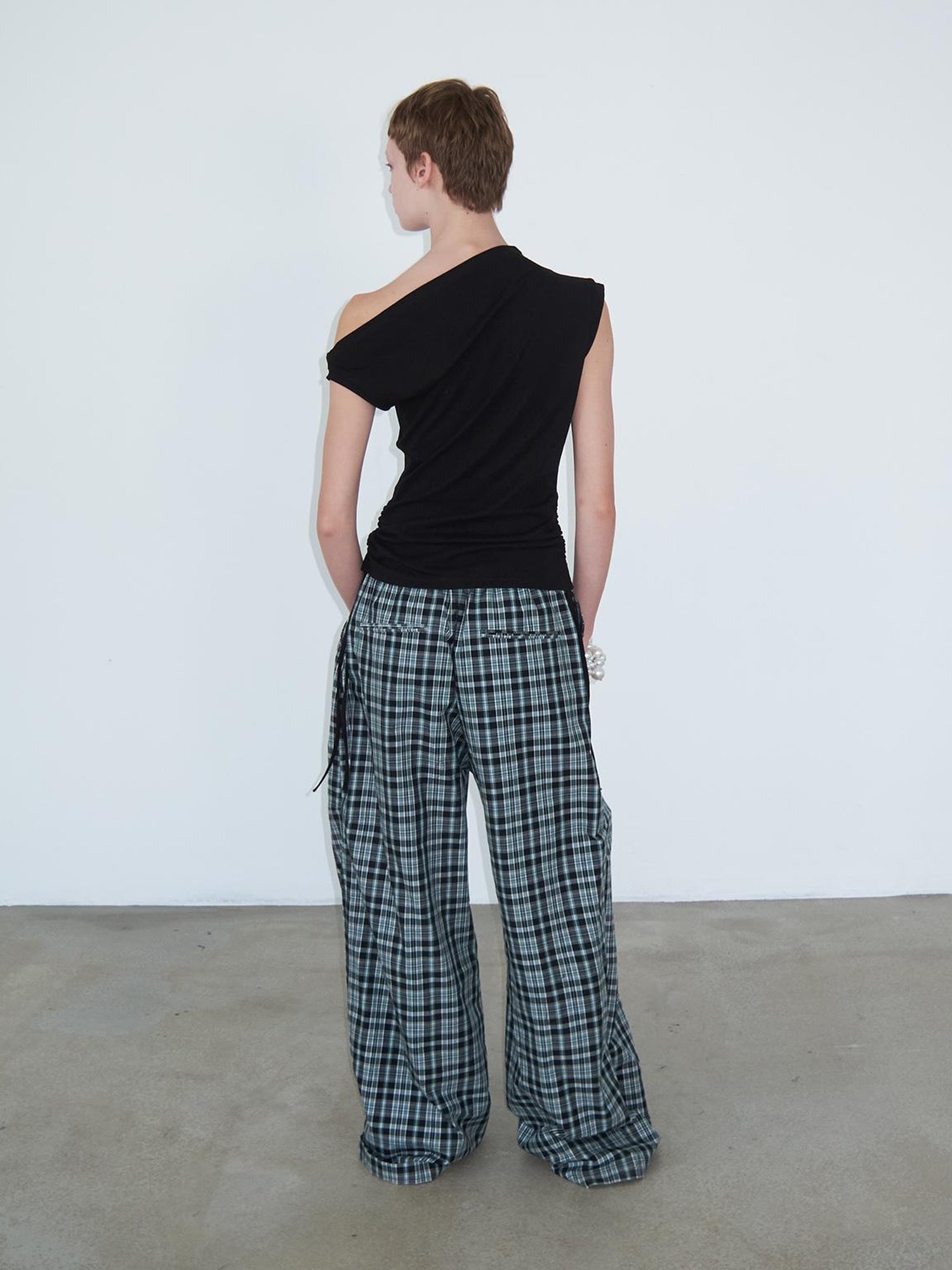 Delivery Kitten Positive Relaxed Drawstring Wide Leg Pants