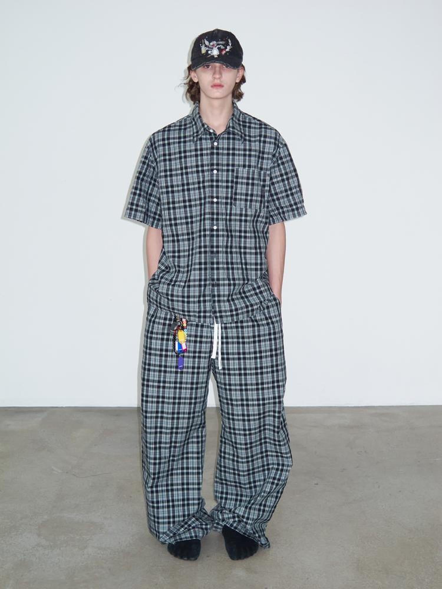 Delivery Kitten Positive Relaxed Drawstring Wide Leg Pants