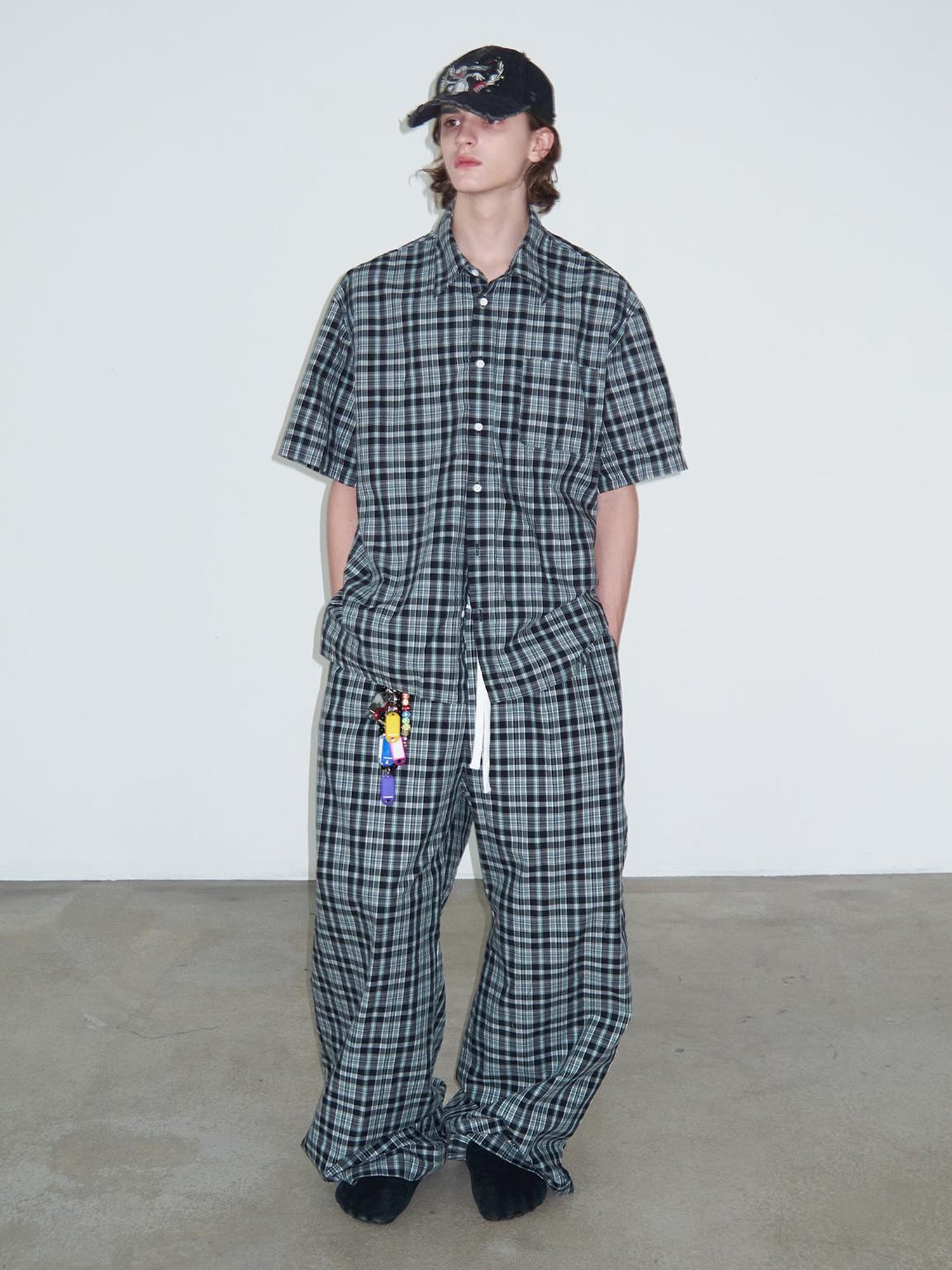 Delivery Kitten Positive Relaxed Drawstring Wide Leg Pants