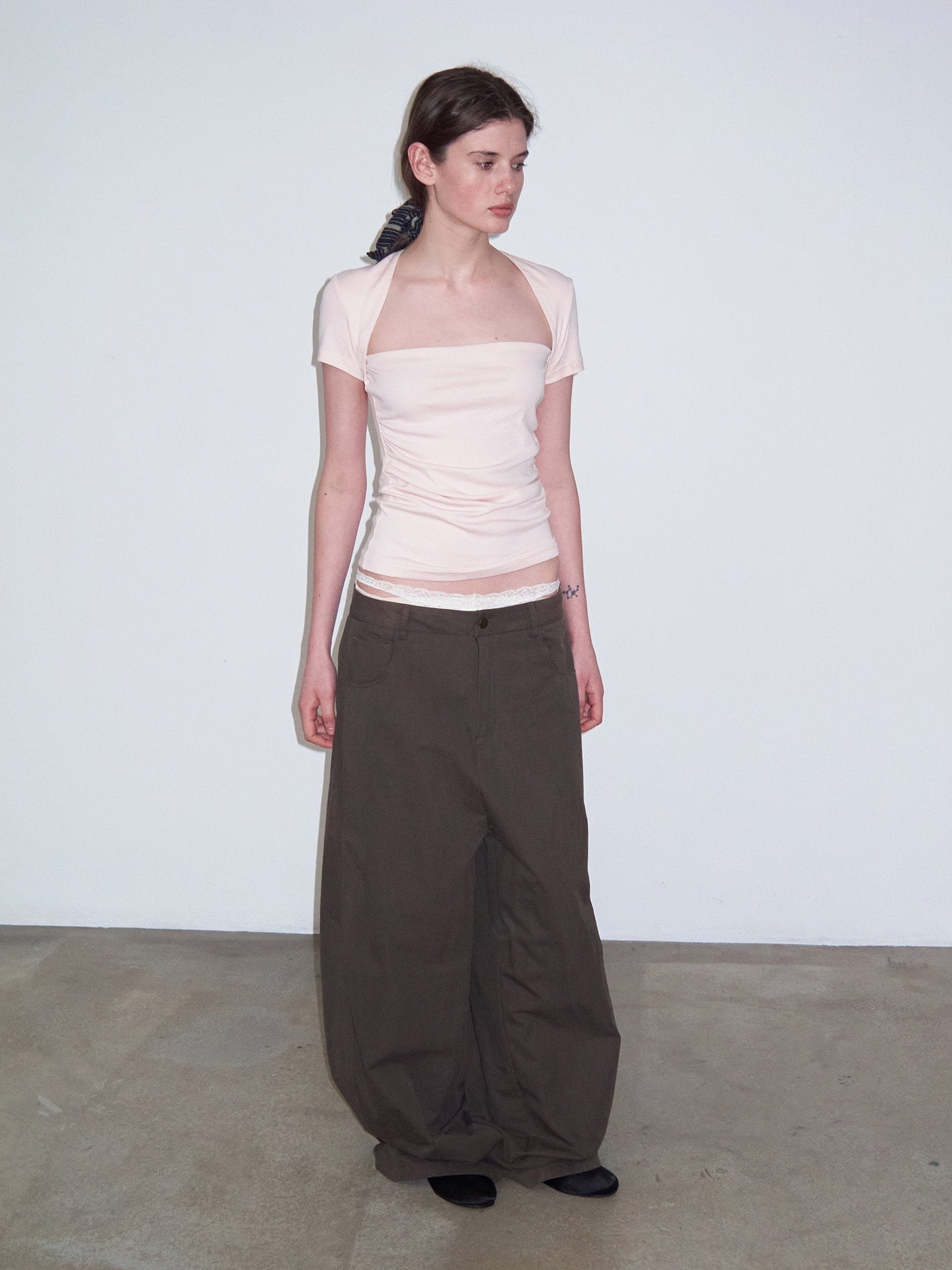 Delivery_Ruched_Square_Neck_Mock_Two_Piece_Slim_Fit_Women&