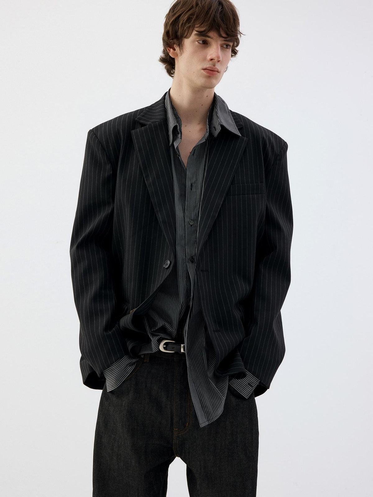 Delivery Striped Oversized Casual Streetwear Women&