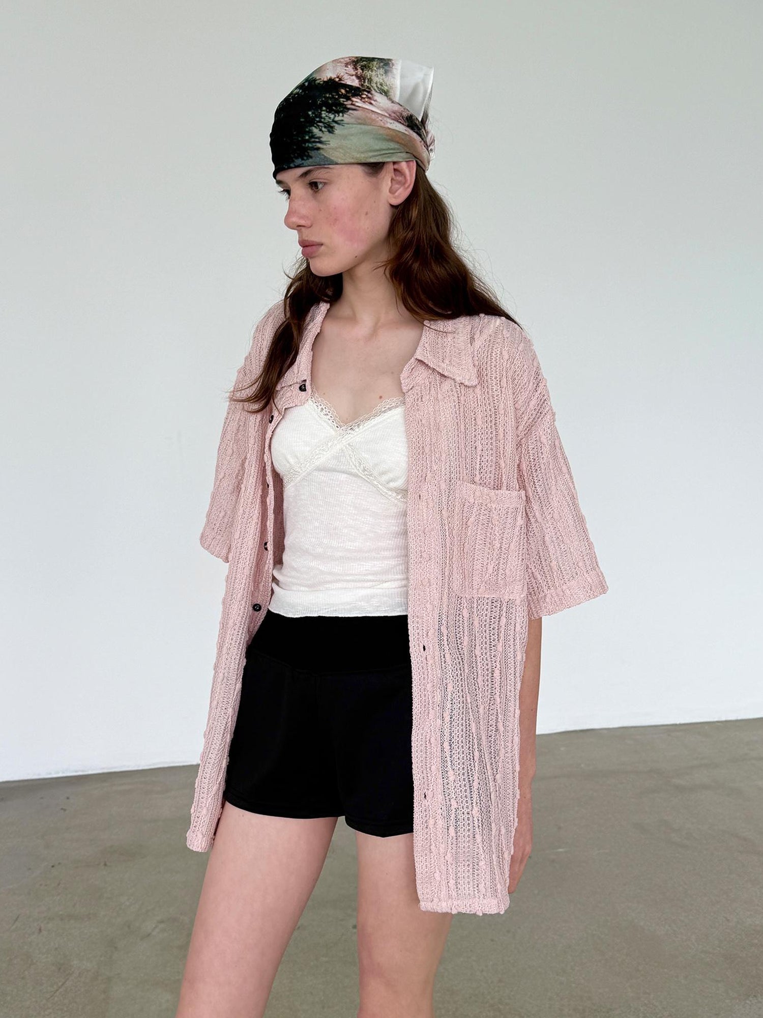 Delivery V-neck T-shirt Long Sleeve