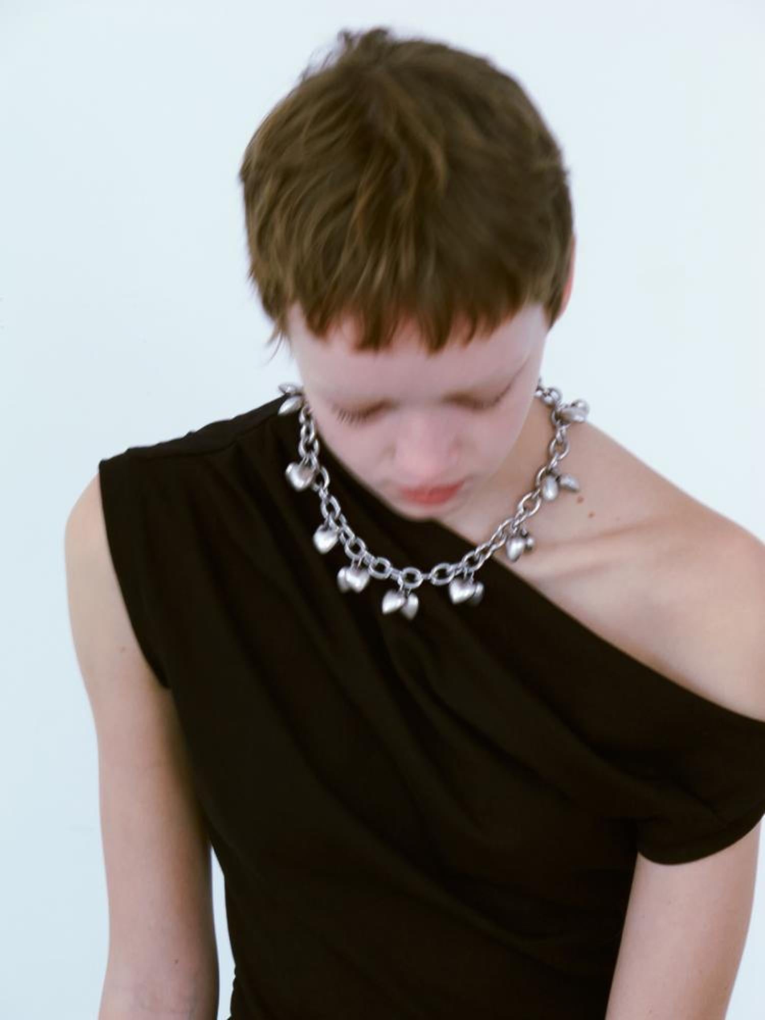 Delivery Vintage Metal Heart Pendant Chain Necklace Waist Chain