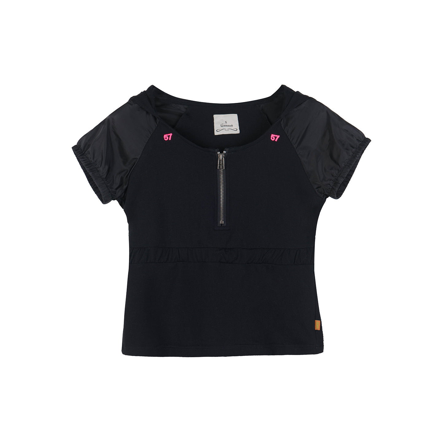 Achihara Gorpcore Y2K Zip Up Cropped Hoodie