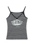 Breton Dixie Striped Rope Embroidered Bralette