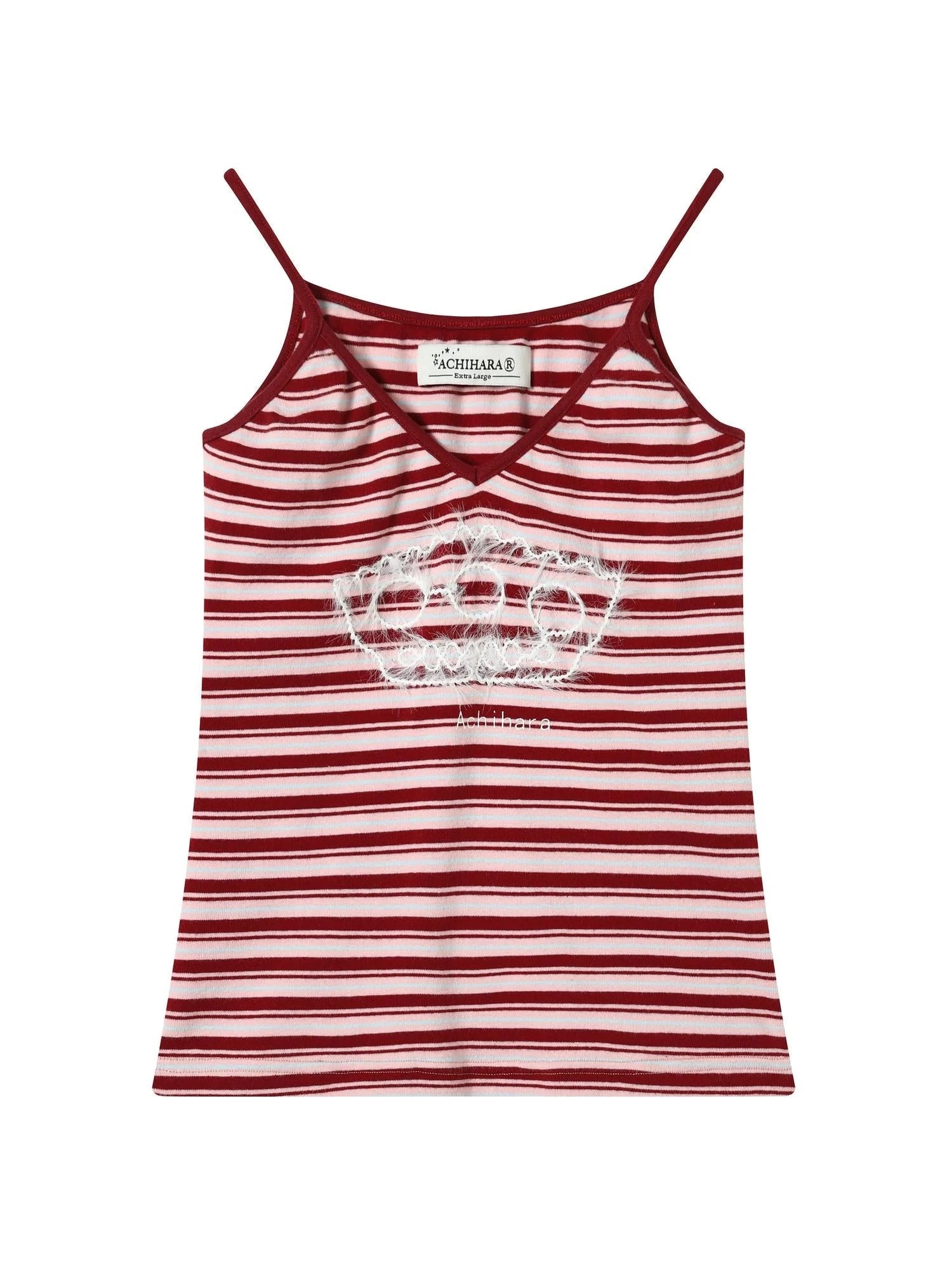 Breton Dixie Striped Rope Embroidered Bralette