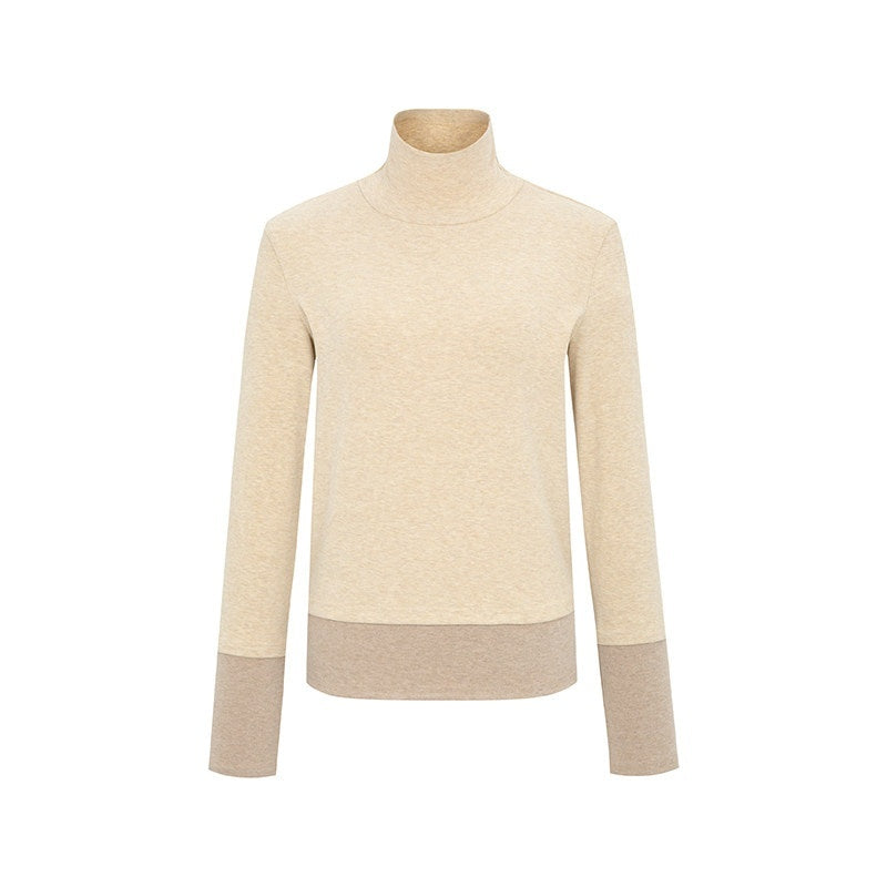 Dorydory_Colorblock_Faux_Layered_Mock_Neck_Women&