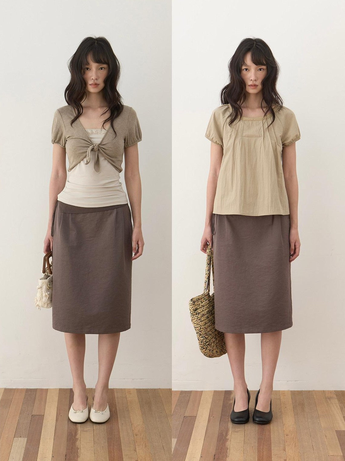 Dorydory Colorblock Foldover Tie Waist Women&