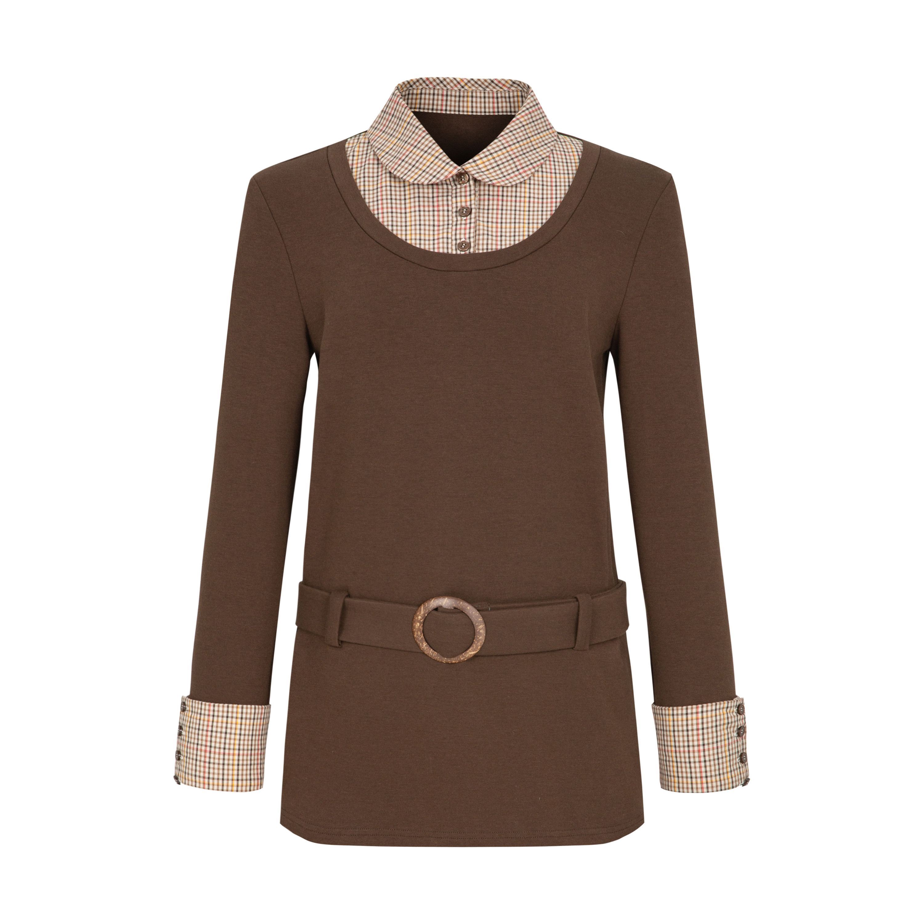 Dorydory_Colorblock_Splice_Faux_Two_Piece_Women&